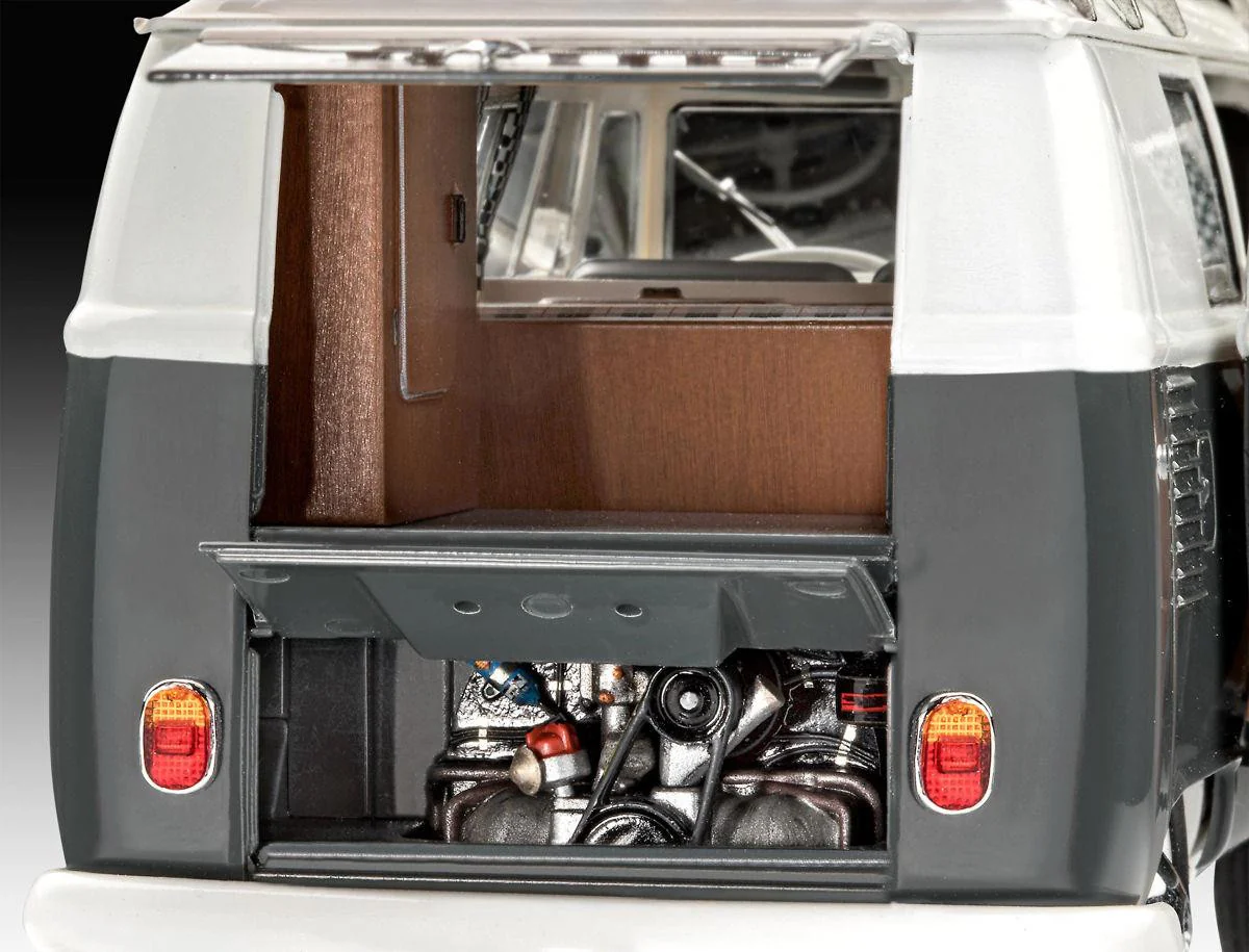 07674 VW T1 Camper (1:24 Scale) Model Kit - Image 6
