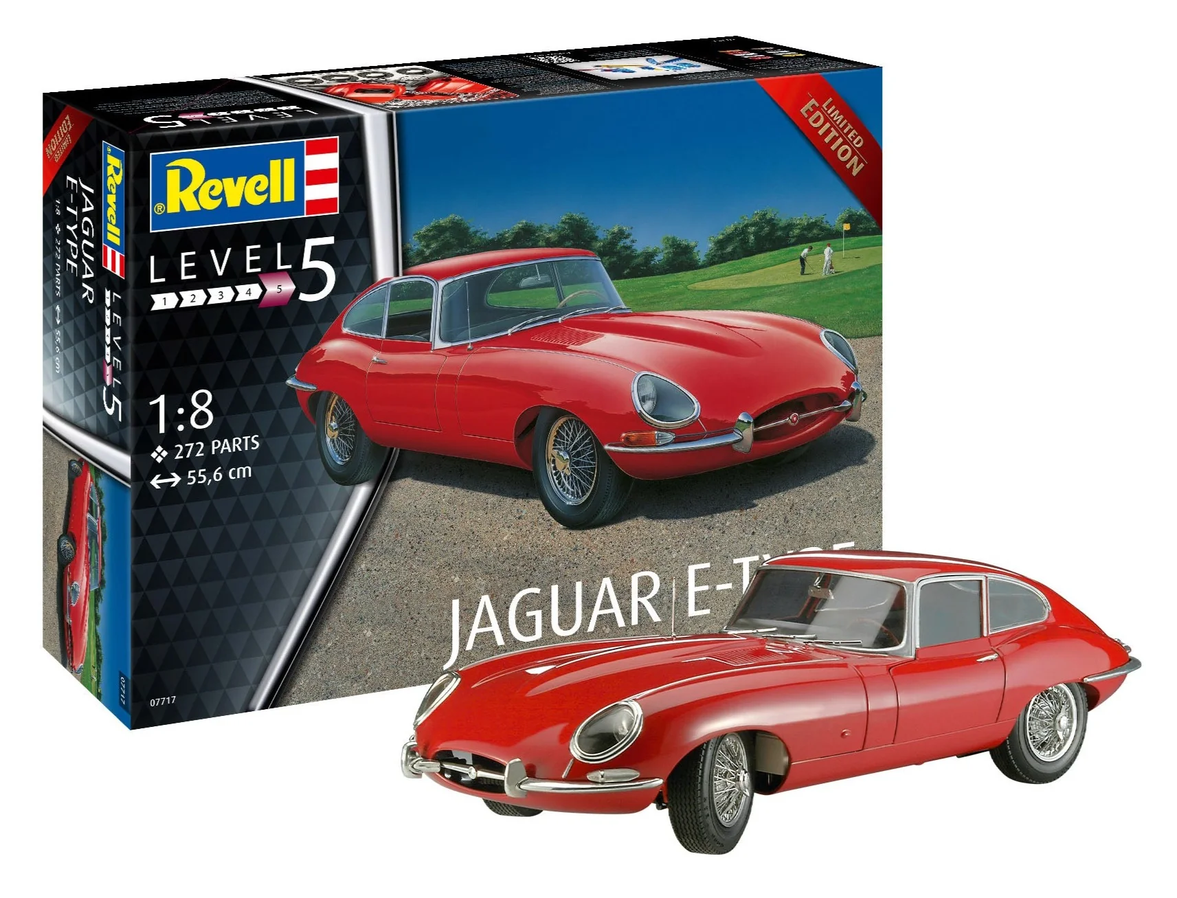 07717 Jaguar E-Type (1:8 Scale) Model Kit