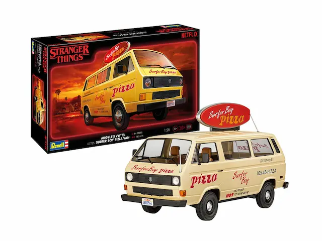 07725 VW T3 Bus "Surfer Boy": Stranger Things Model Kit