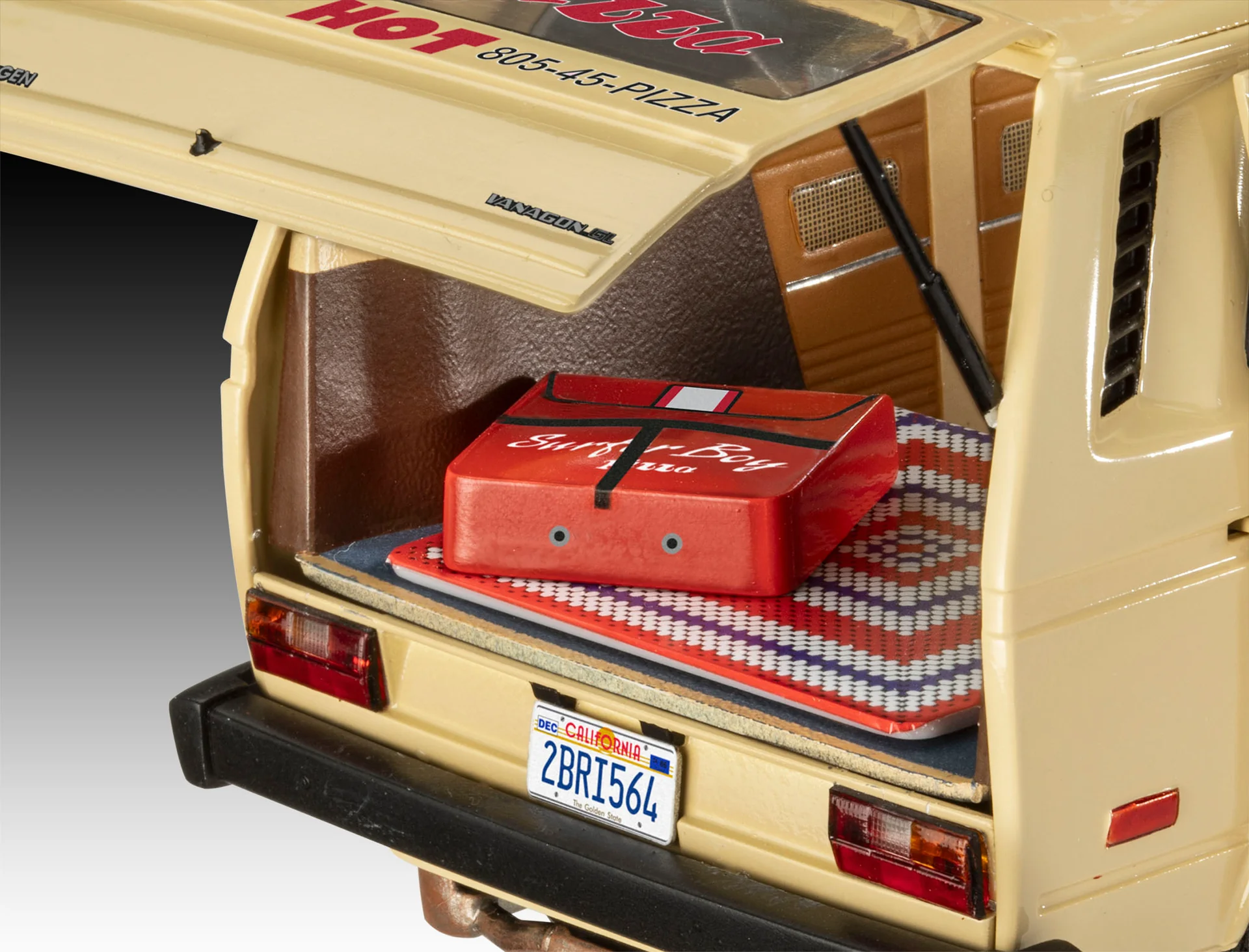07725 VW T3 Bus "Surfer Boy": Stranger Things Model Kit - Image 5
