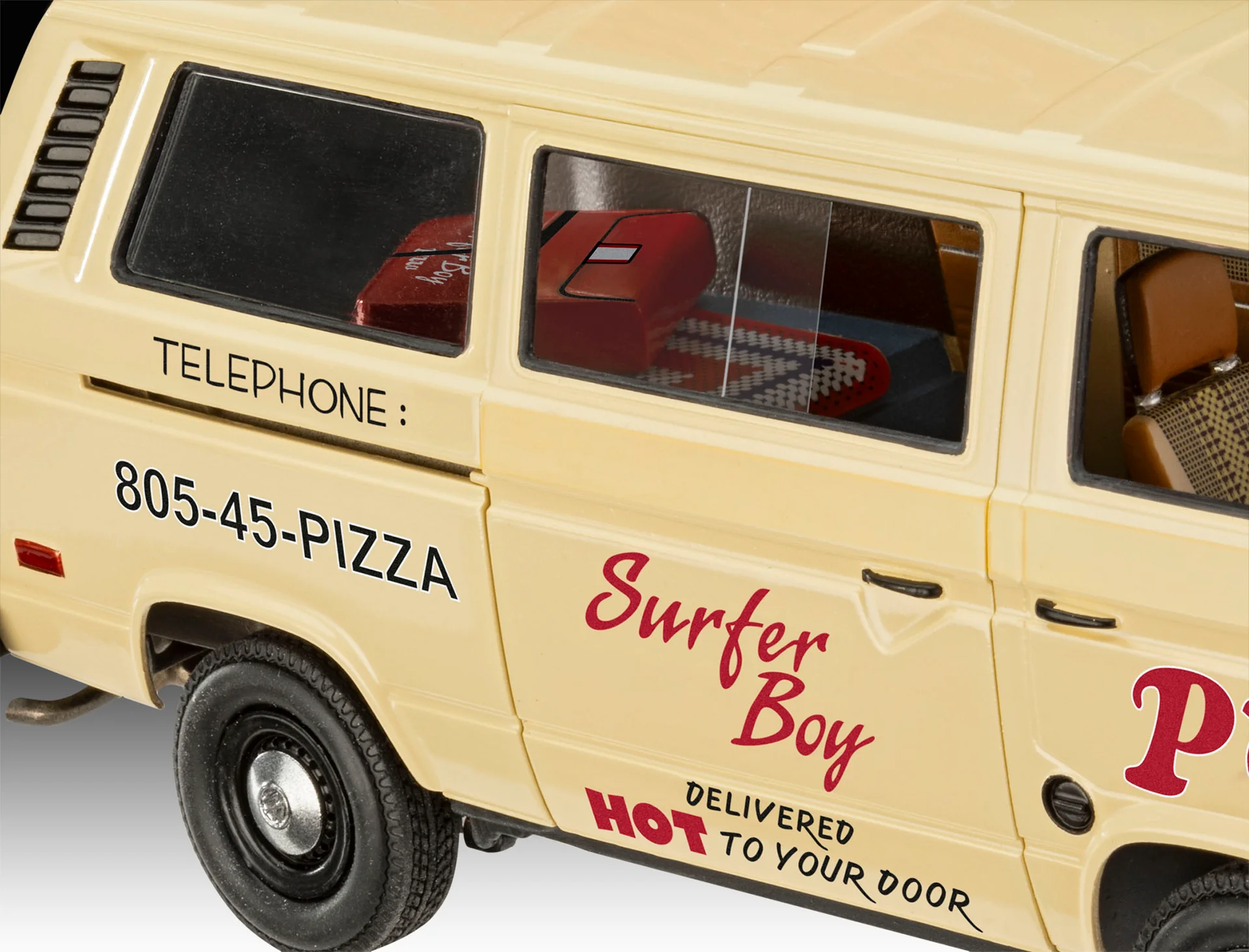 07725 VW T3 Bus "Surfer Boy": Stranger Things Model Kit - Image 6