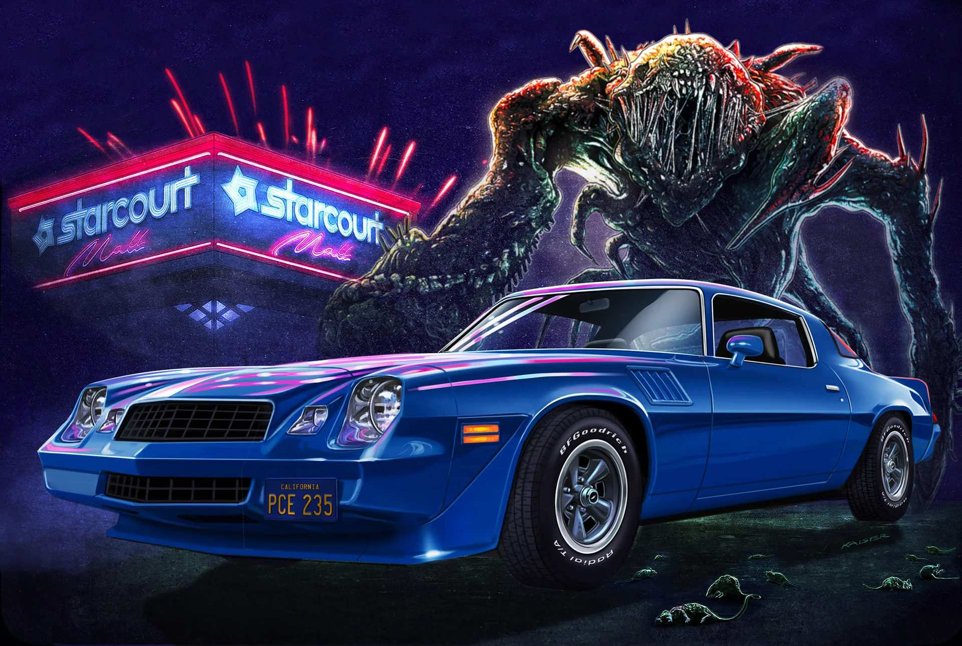 07728 Chevy Camaro Z/28: Stranger Things Model Kit - Image 9