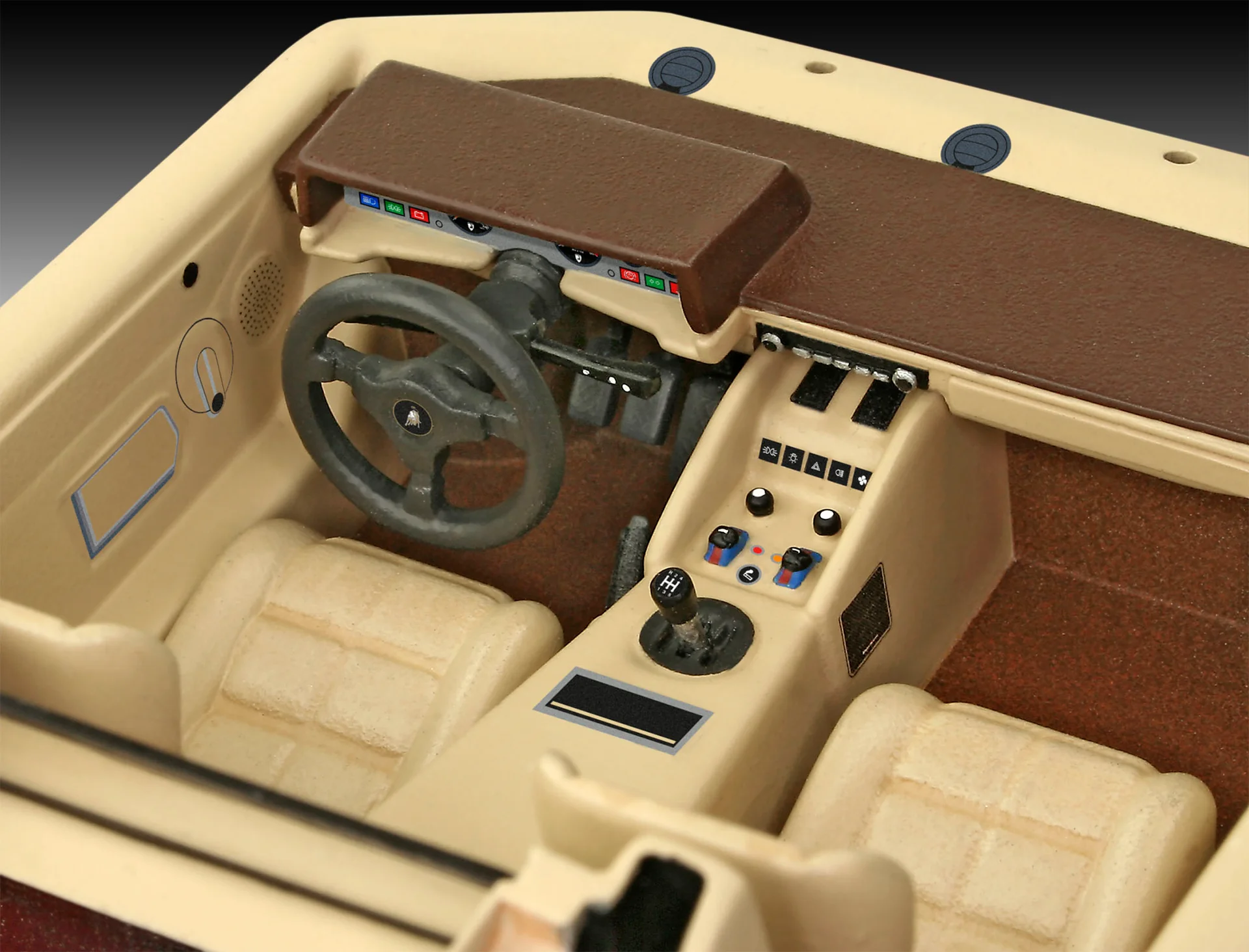 07730 Lamborghini Countach LP500S Model Kit - Image 5