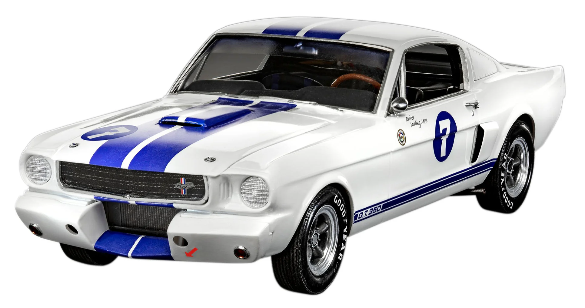 07736 1966 Shelby GT 350 R "Stirling Moss" Model Kit - Image 2