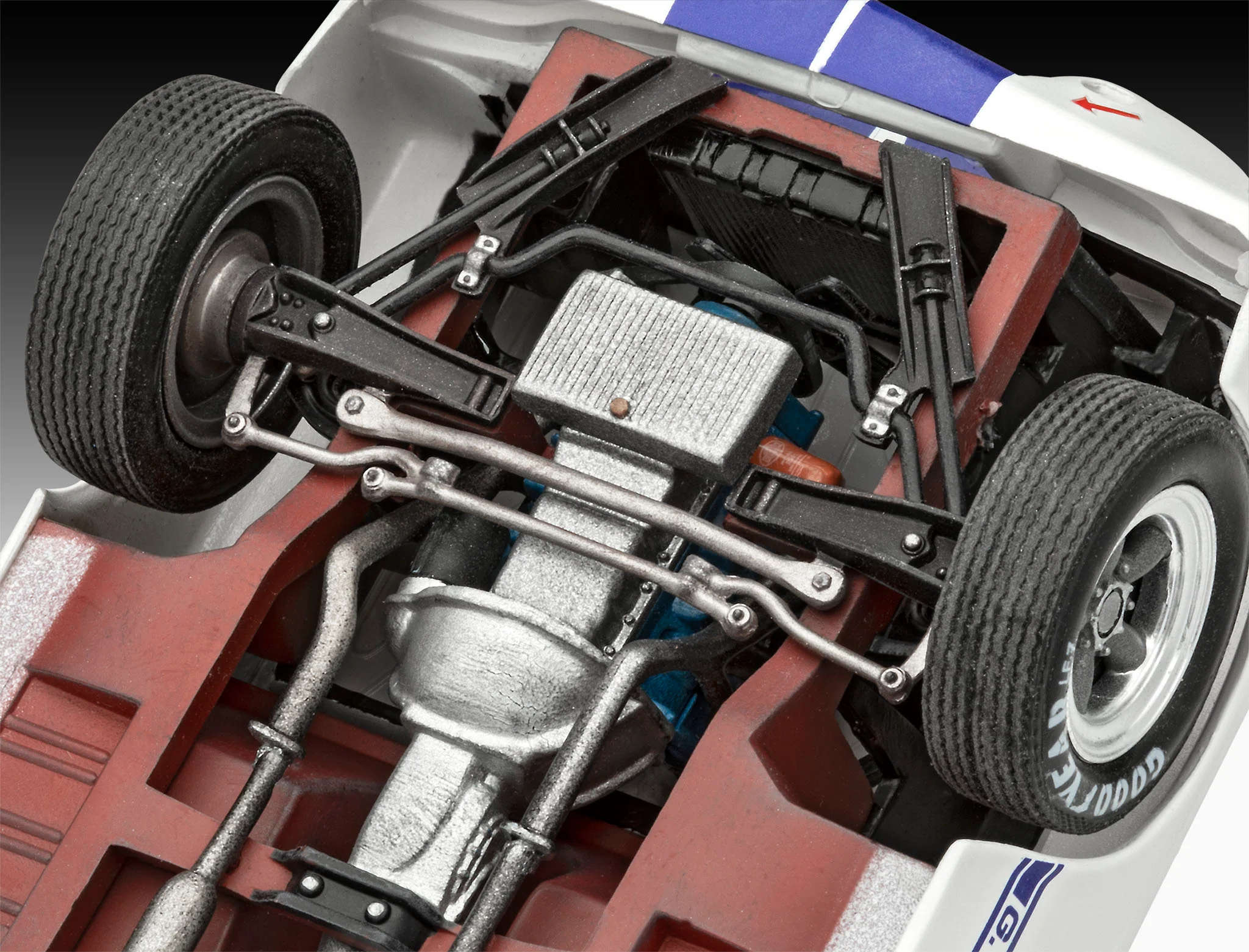 07736 1966 Shelby GT 350 R "Stirling Moss" Model Kit - Image 5