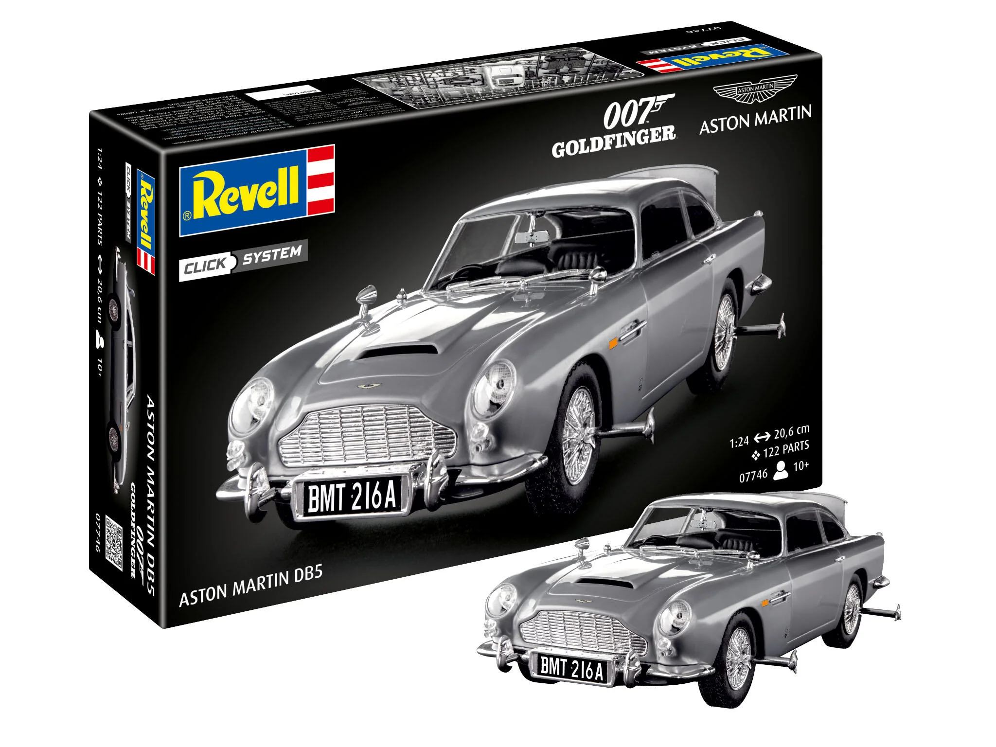 07746 James Bond Aston Martin DB5 (Click System) Model Kit