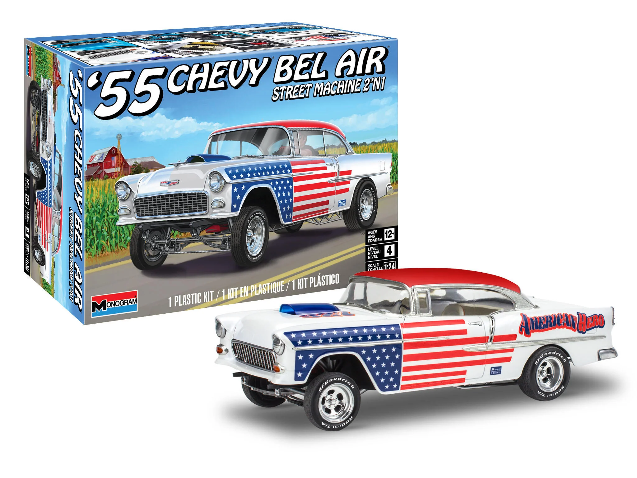 14519 1955 Chevy® Bel Air® Street Machine 2N1 Model Kit