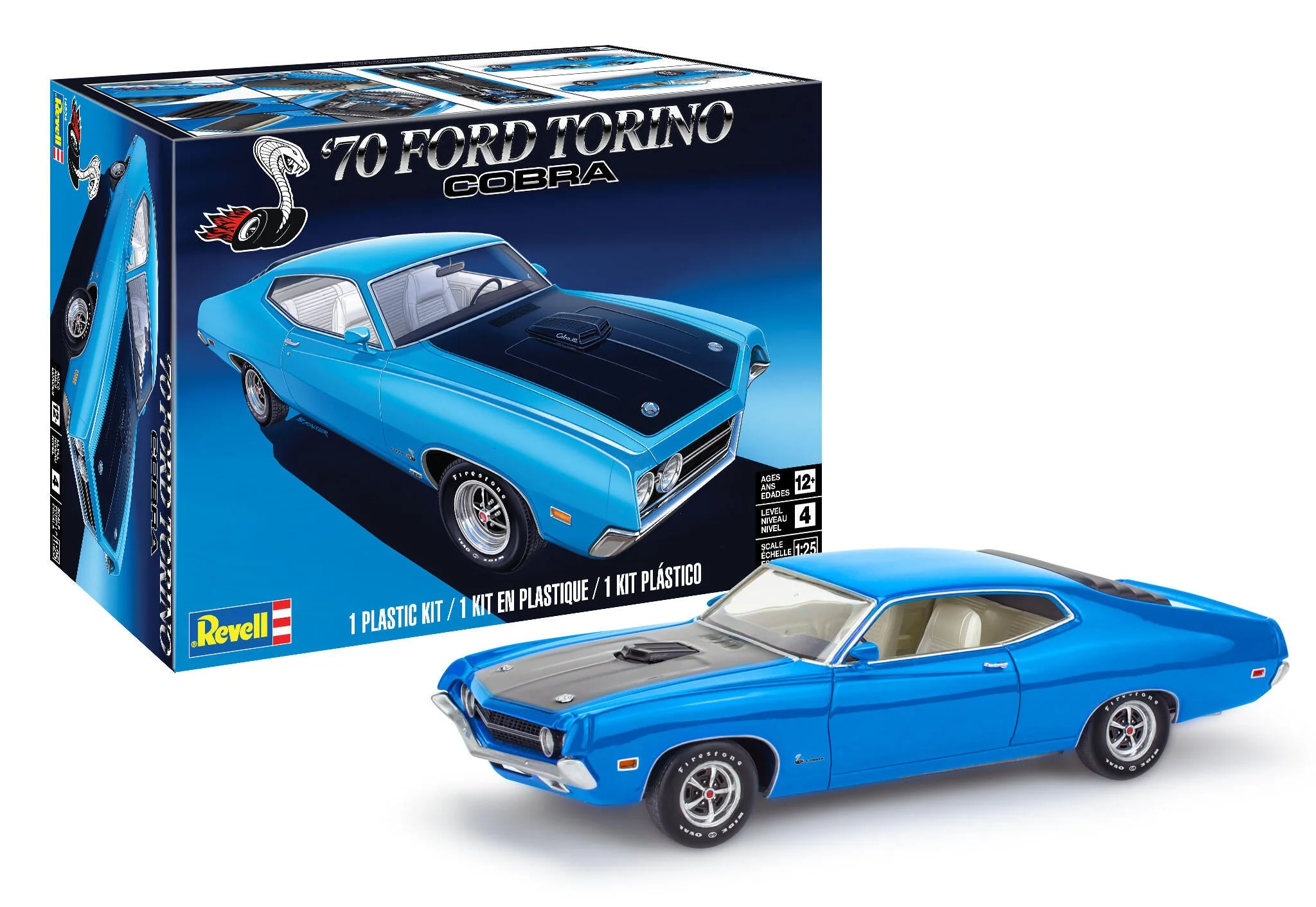 14534 1970 Ford Torino Cobra Model Kit