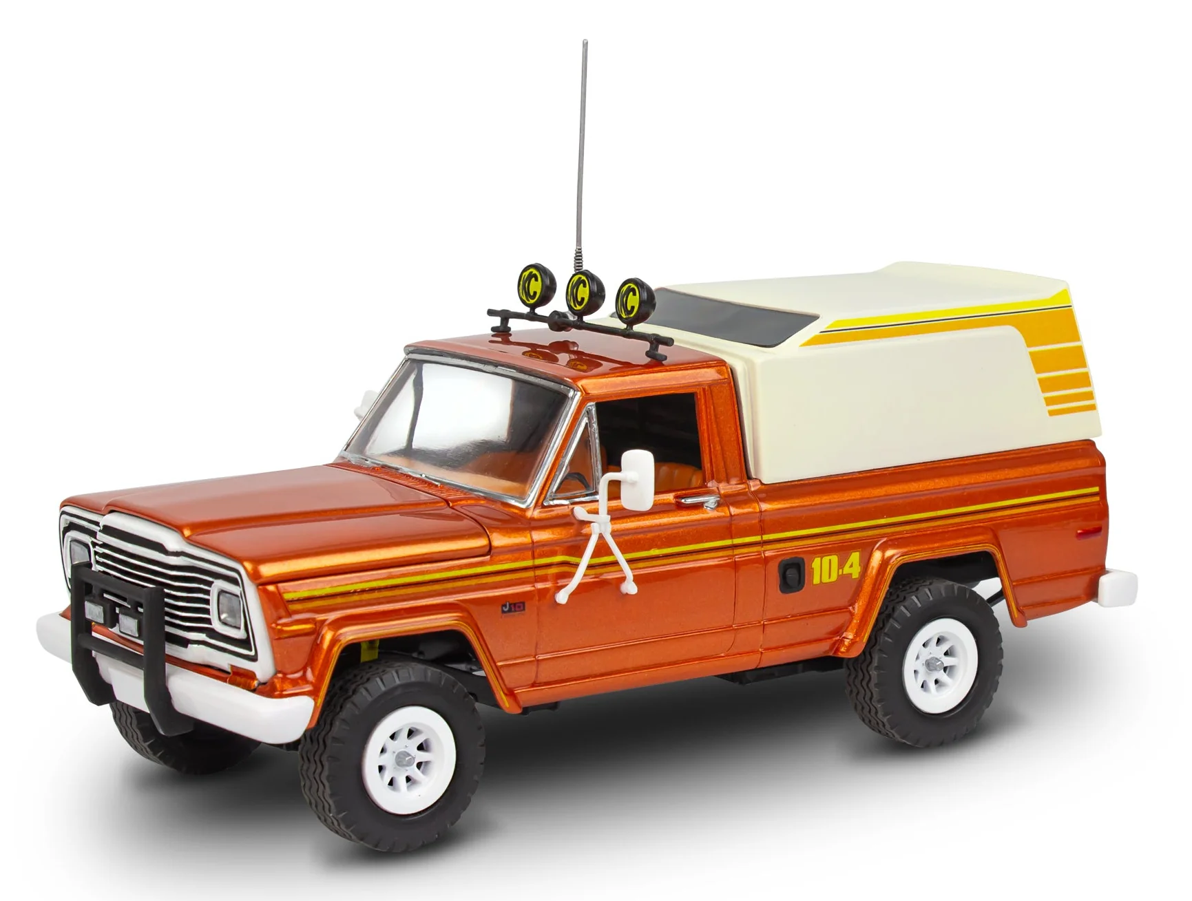 14568 Jeep J-10 pickup with camper Model Kit