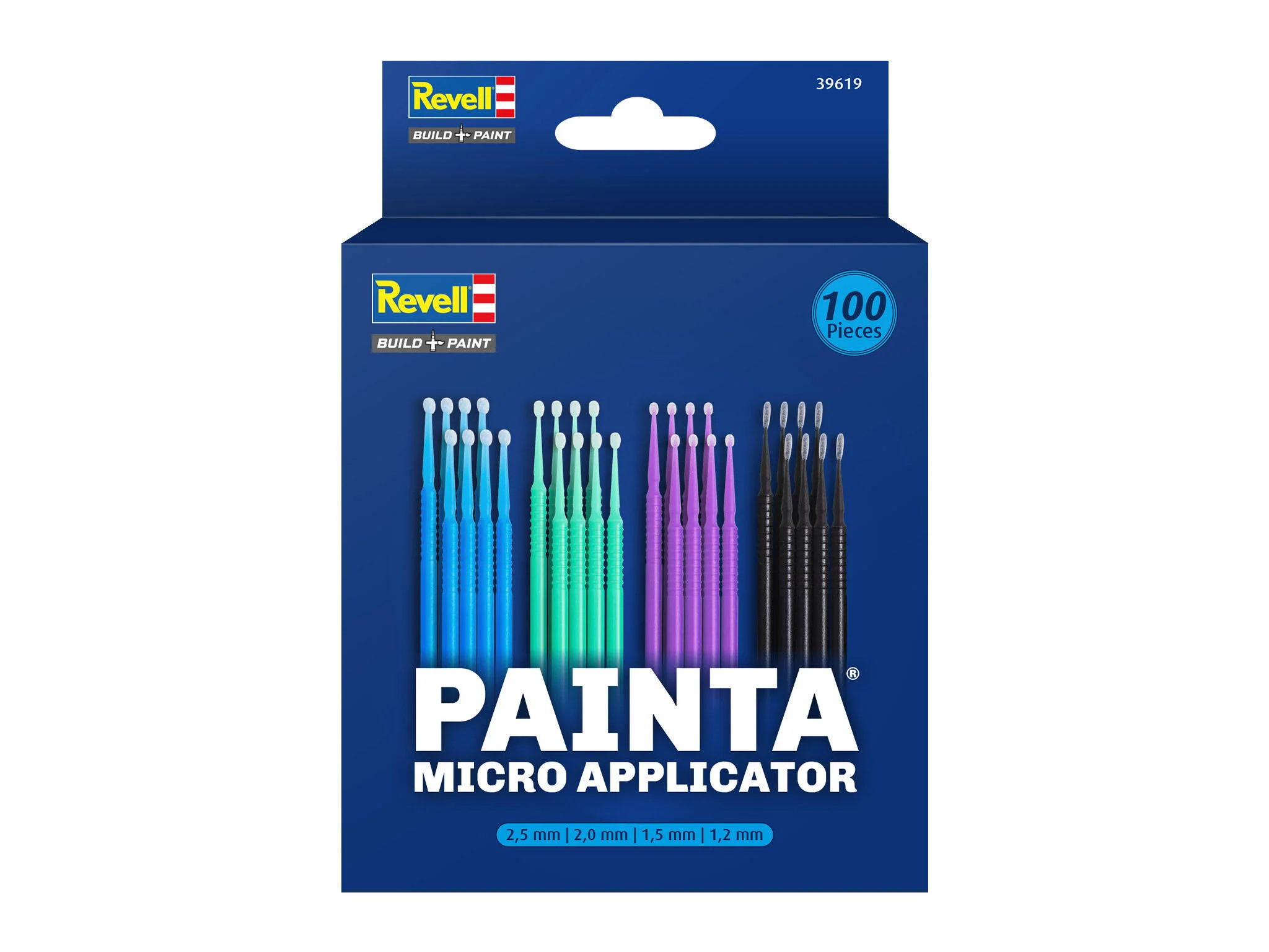 39619 Micro Applicator - 100pcs - 2.5mm - 2.0mm - 1.5mm - Image 3