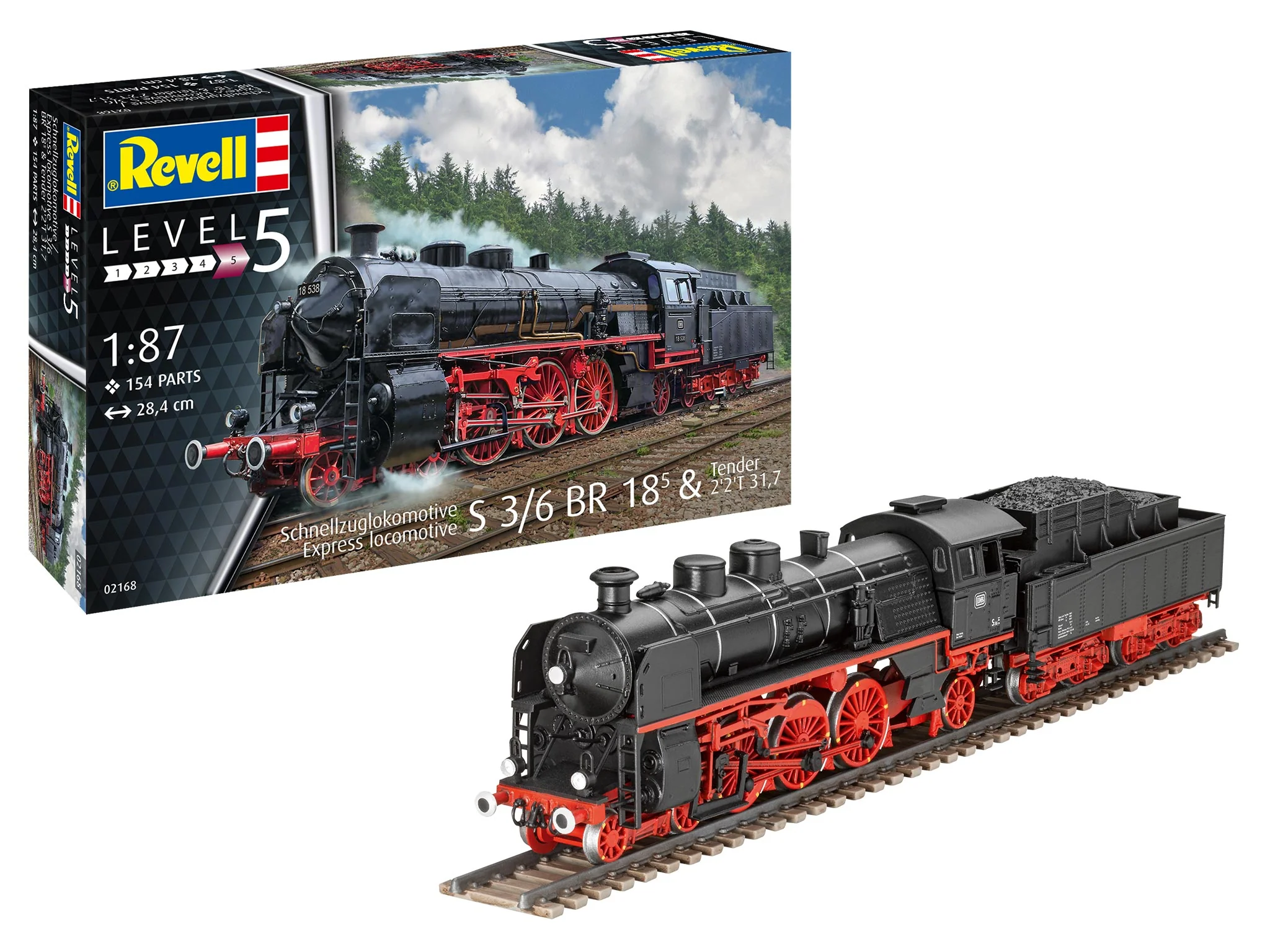 62168 Model Set Express Loco S3/6 BR 18(5) with Tender - Image 2