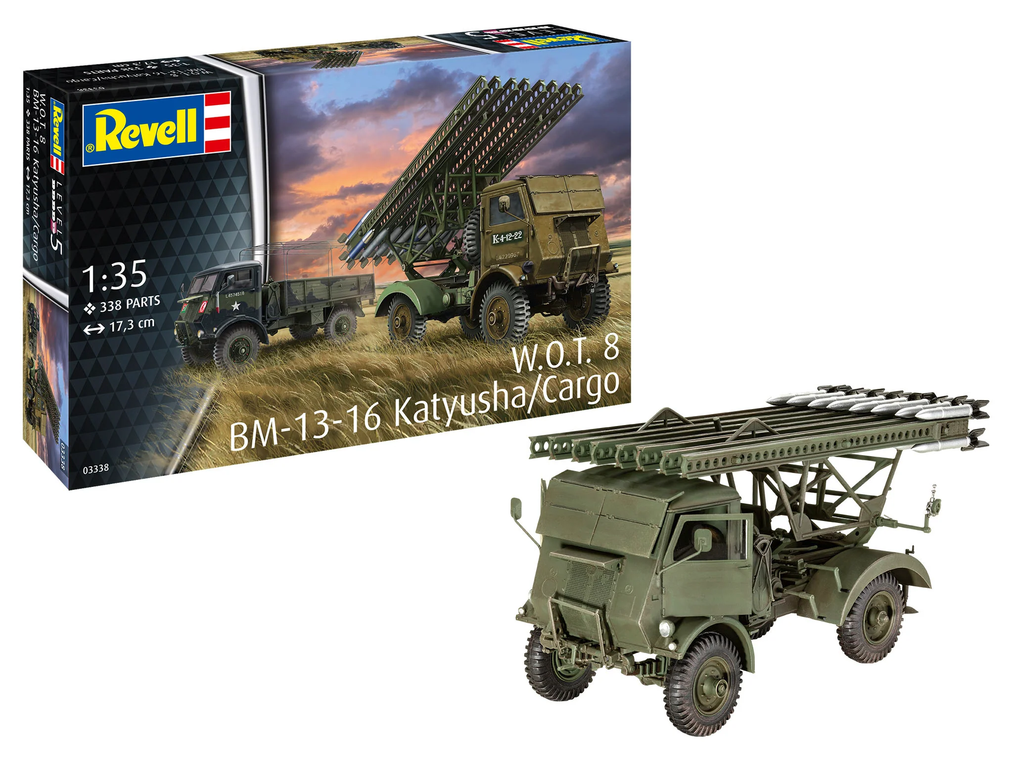 63338 Model Set W.O.T. 8 BM-13-16 Katyusha/Cargo - Image 2