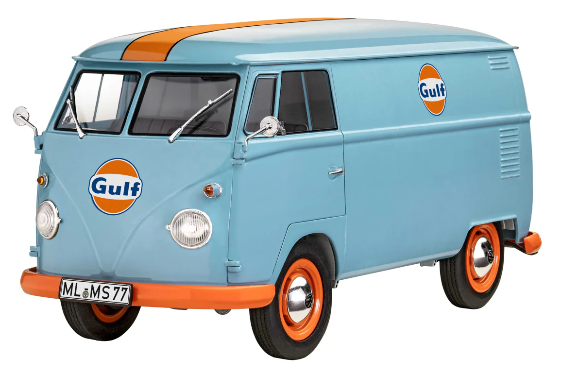 67726 Model Set VW T1 Panel Van (Gulf Decoration) Model Kit - Image 2