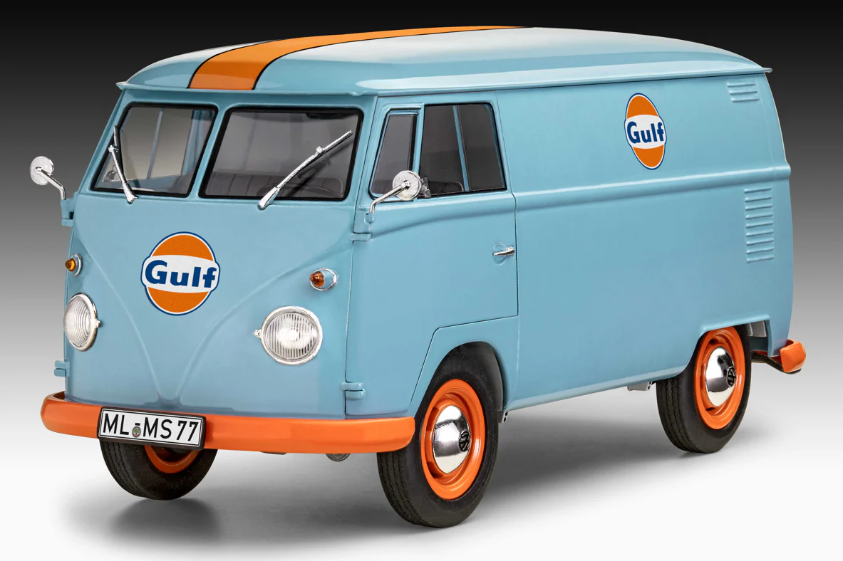 67726 Model Set VW T1 Panel Van (Gulf Decoration) Model Kit - Image 3