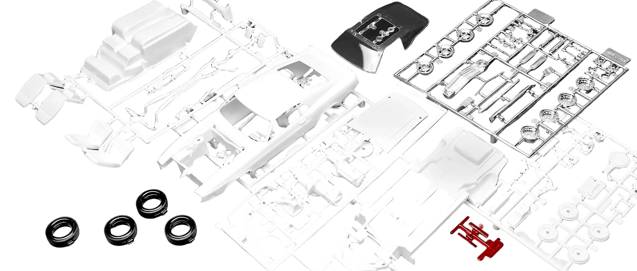 67729 Model Set '70 Shelby Mustang GT500 Model Kit - Image 7