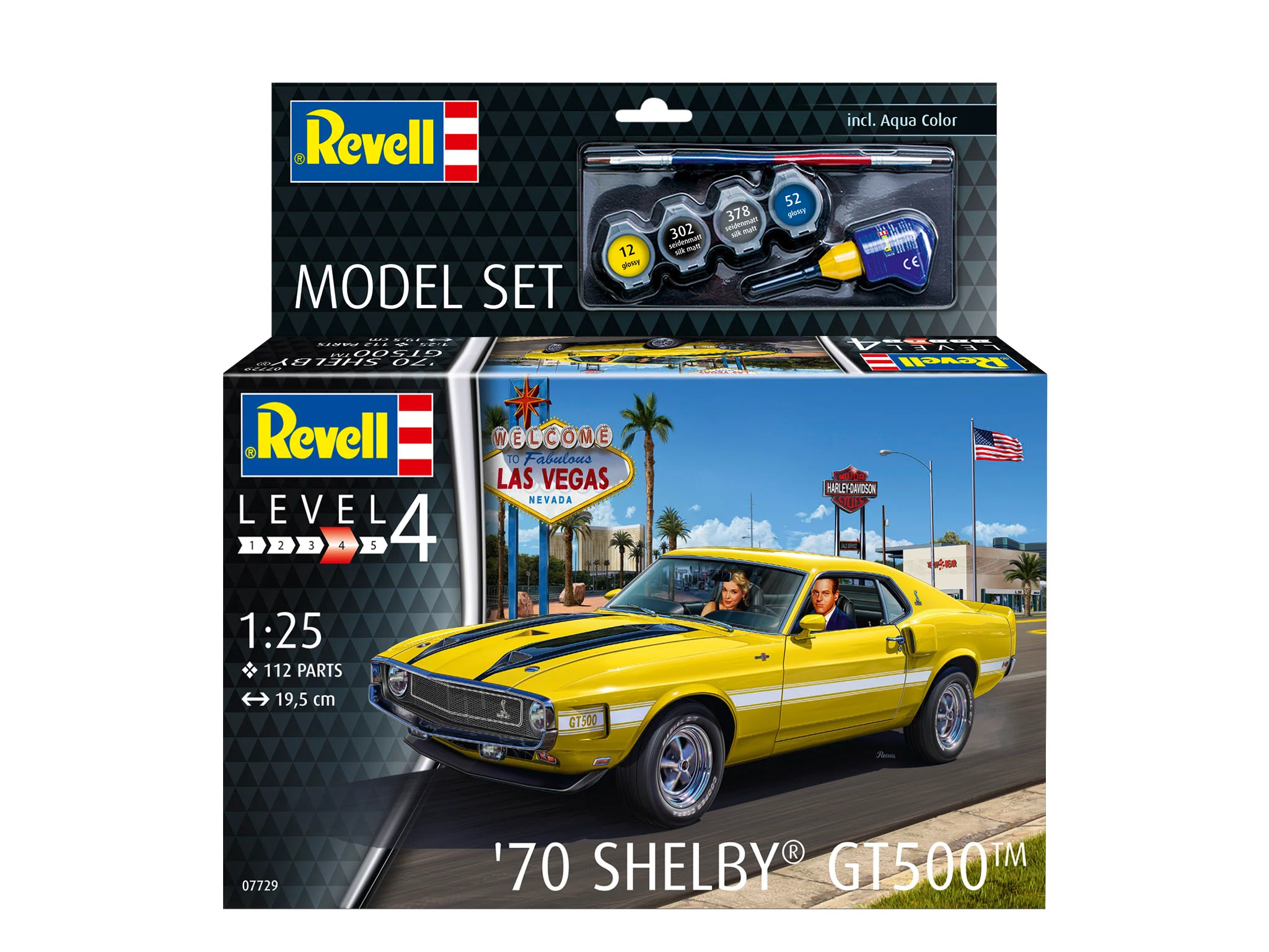 67729 Model Set '70 Shelby Mustang GT500 Model Kit - Image 8
