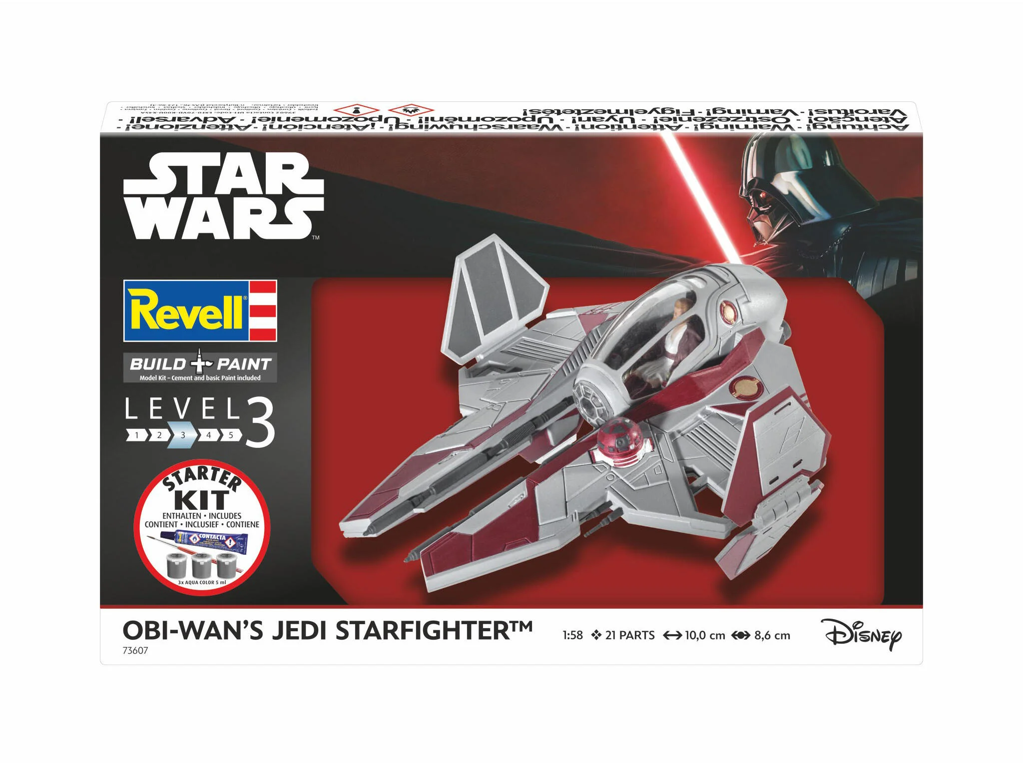 73607 Star Wars Obi-Wan's Starfighter Starter Kit - Image 3