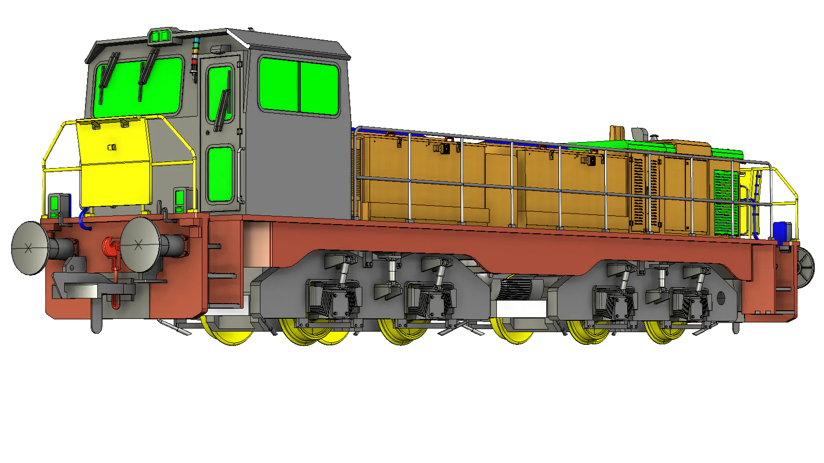 RT-CBD90-TS-A-SF Clayton Class 18 / CBD90 Tata Steel Hybrid Battery Diesel Locomotive No.931 (Version A) DCC Sound - Image 10