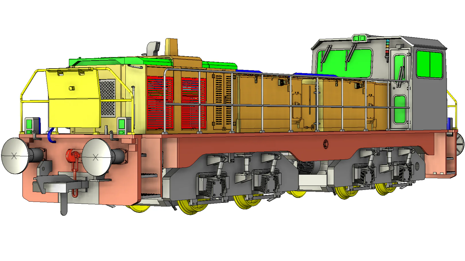 RT-CBD90-TS-A-SF Clayton Class 18 / CBD90 Tata Steel Hybrid Battery Diesel Locomotive No.931 (Version A) DCC Sound - Image 11