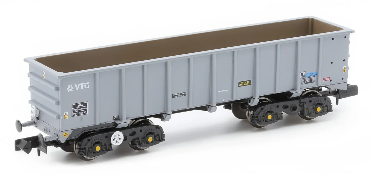 RT-JUA-VTG-541A Pack of 5 JTA/JUA Iron Ore Tippler Wagons VTG Grey (Outer) - Image 2