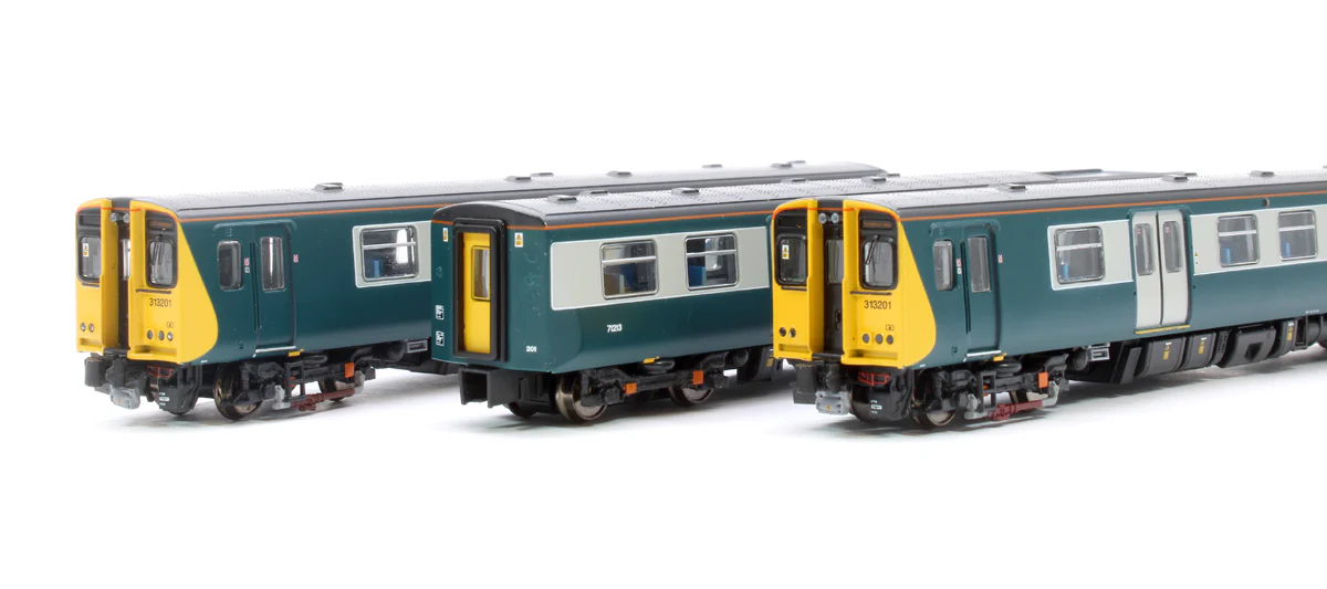 RT-N-313-343 Class 313201 Modern Southern Heritage Blue/Grey Livery 3 Car Set - Image 11