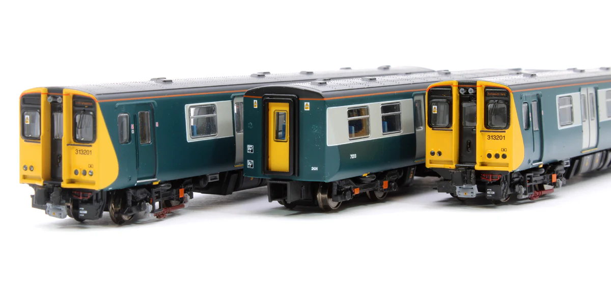 RT-N-313-343 Class 313201 Modern Southern Heritage Blue/Grey Livery 3 Car Set - Image 4