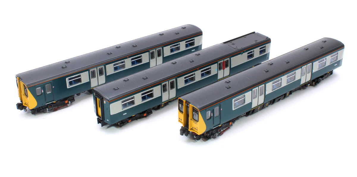 RT-N-313-343-DCC Class 313201 Modern Southern Heritage Blue/Grey Livery 3 Car Set (DCC Sound)