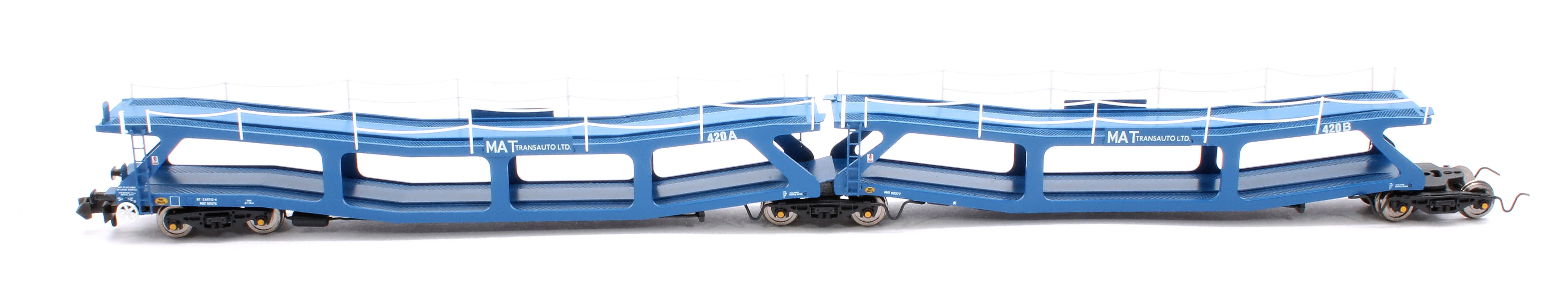 RT-N-CAR4-102A Quad Set Cartic-4 Car Carrier - MAT-Transauto Blue (Set A) - Image 3