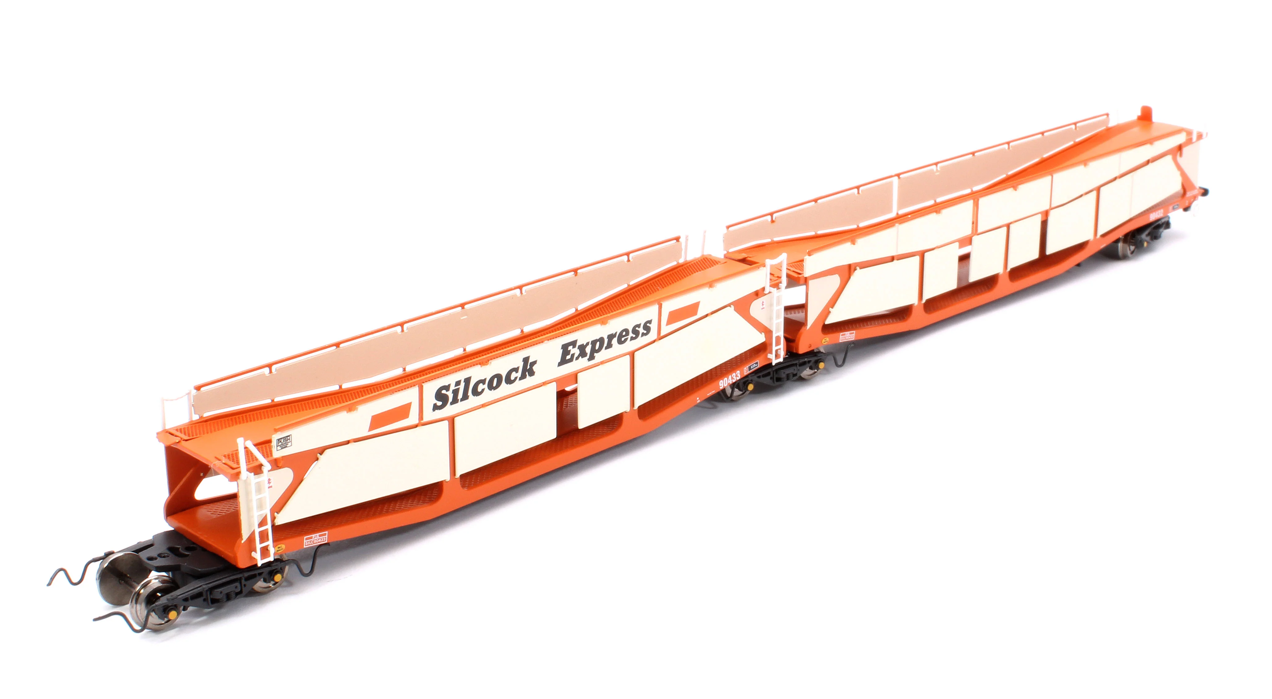 RT-N-CAR4-114A Quad Set Cartic-4 Car Carrier - Silcock Express Livery with Side Screens (Set A) - Image 4