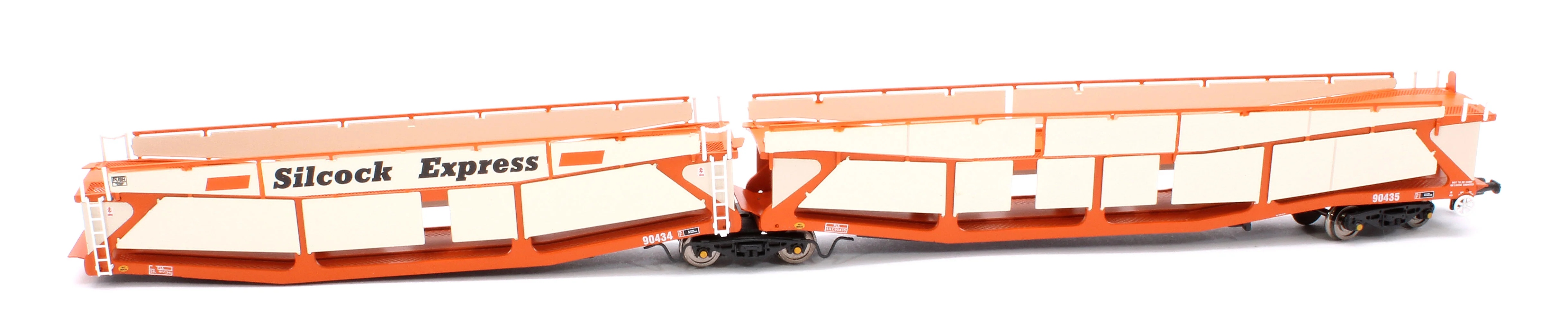 RT-N-CAR4-114A Quad Set Cartic-4 Car Carrier - Silcock Express Livery with Side Screens (Set A) - Image 6