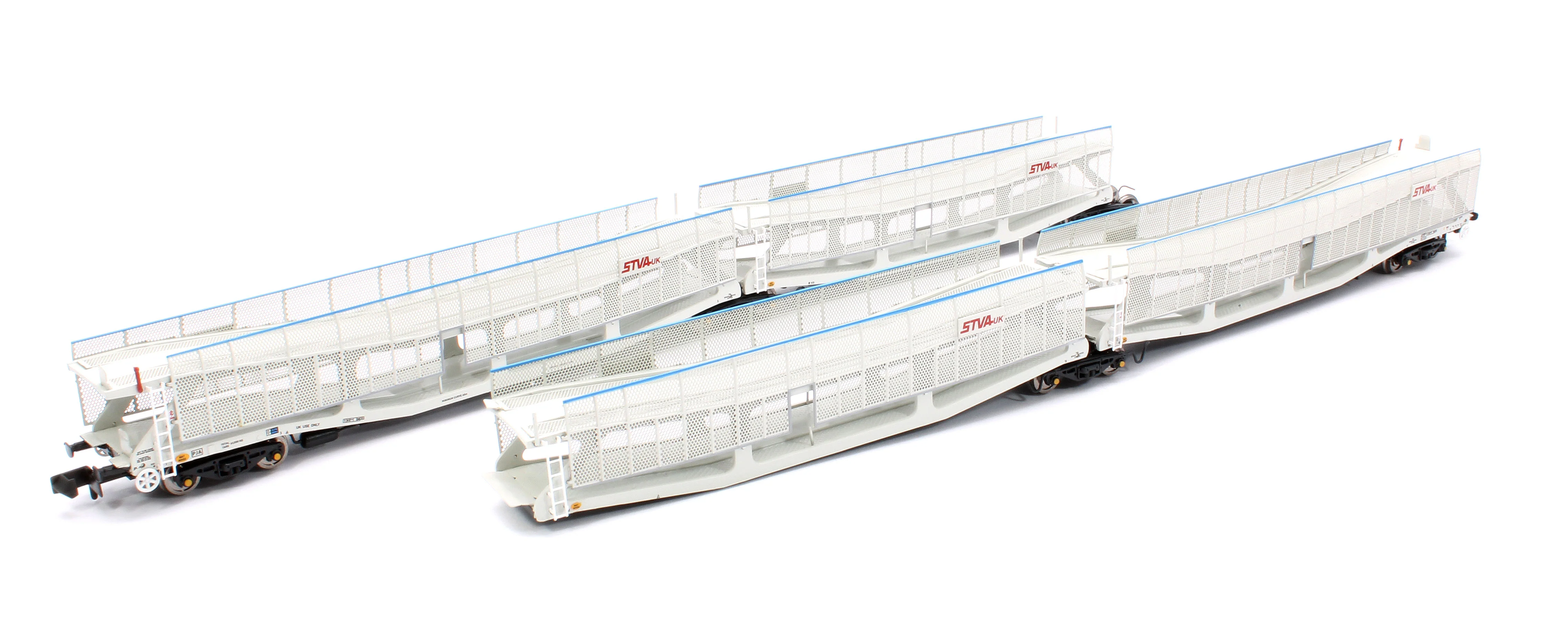 RT-N-CAR4-137B Quad Set Cartic-4 Car Carrier - STVA Light Grey with Mesh Screens (Set B)