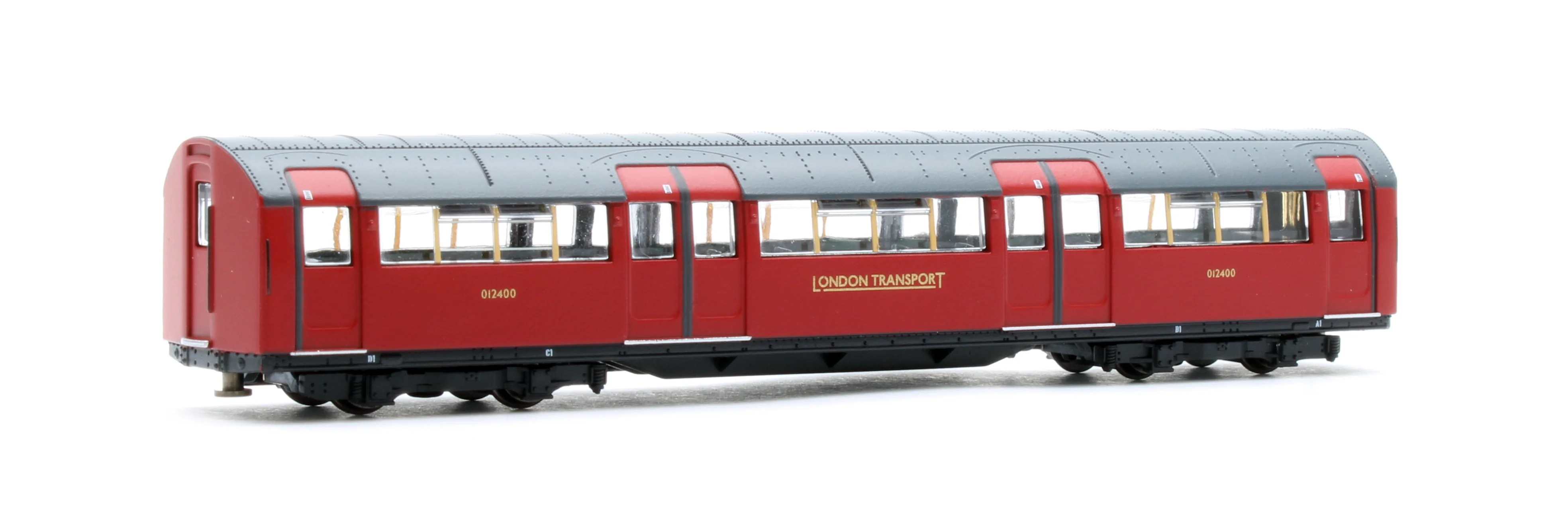 RT-N-LU1938-MAR401A 1938 Tube Stock - London Transport (Gold Branding) Maroon “Rail Red” (Cream Window Bars) Set A (Northern Line) 4-Car EMU - Image 7
