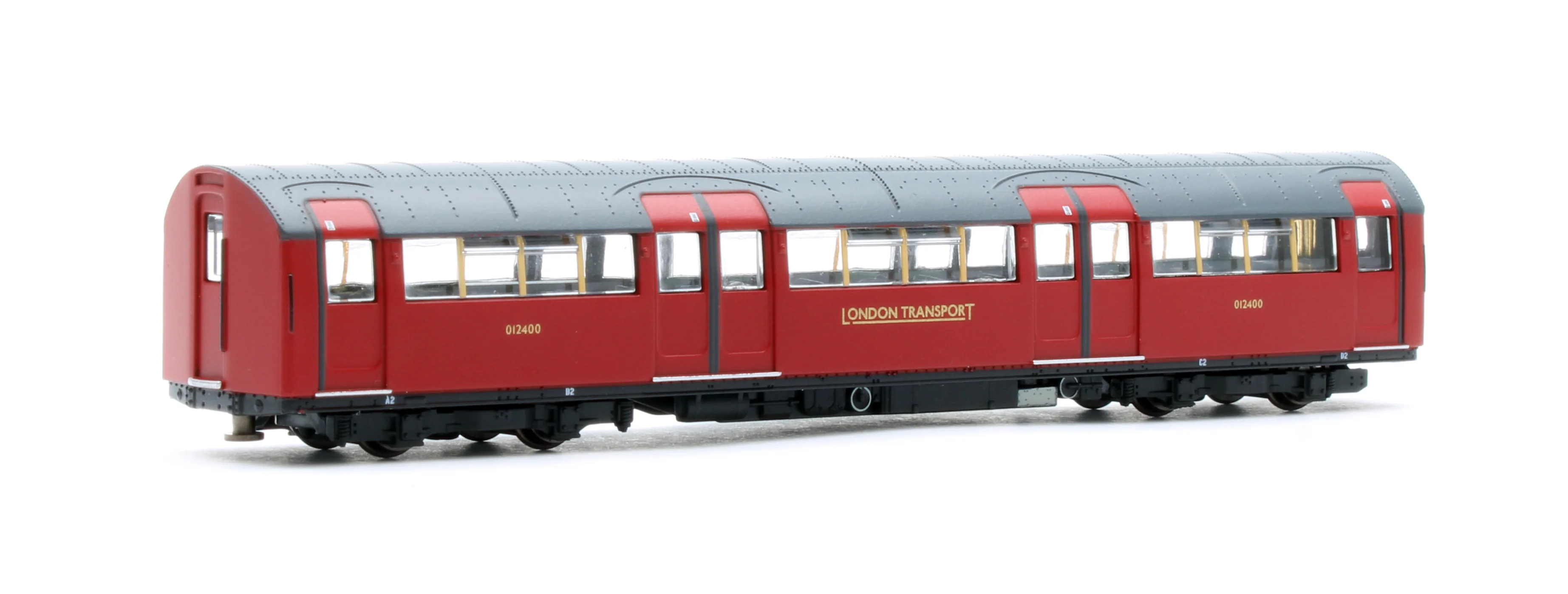 RT-N-LU1938-MAR401A 1938 Tube Stock - London Transport (Gold Branding) Maroon “Rail Red” (Cream Window Bars) Set A (Northern Line) 4-Car EMU - Image 8