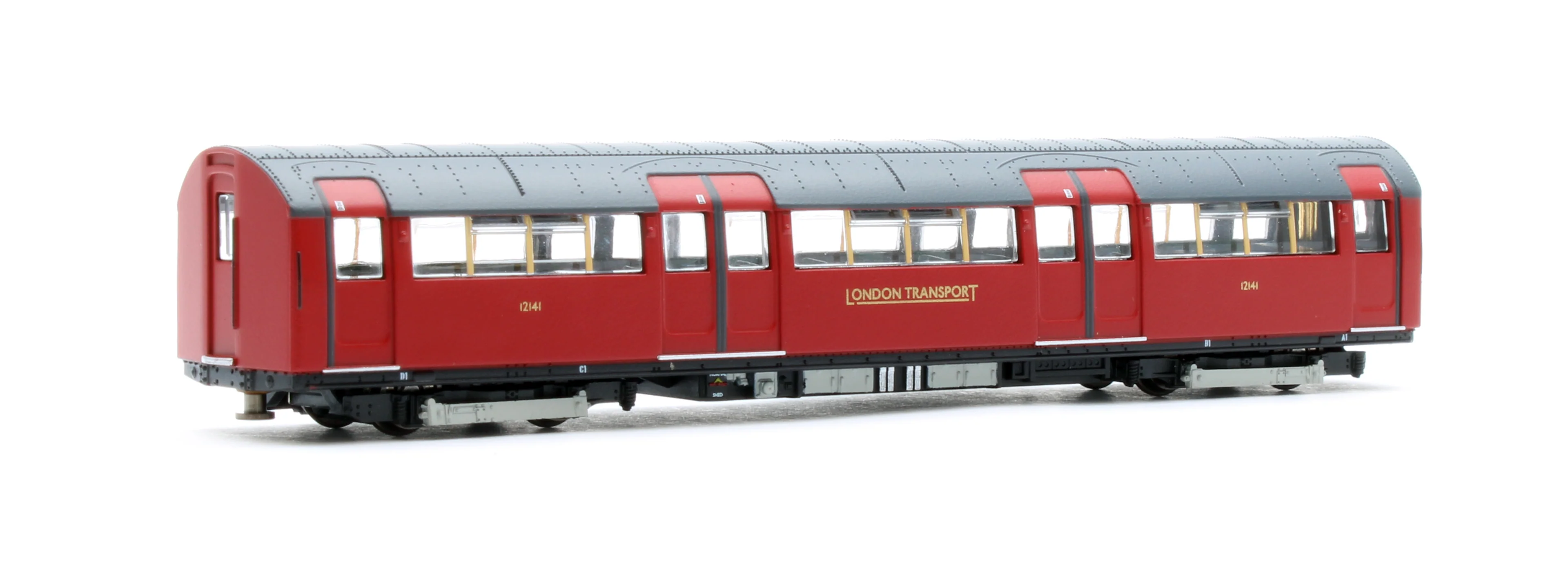 RT-N-LU1938-MAR401A 1938 Tube Stock - London Transport (Gold Branding) Maroon “Rail Red” (Cream Window Bars) Set A (Northern Line) 4-Car EMU - Image 9