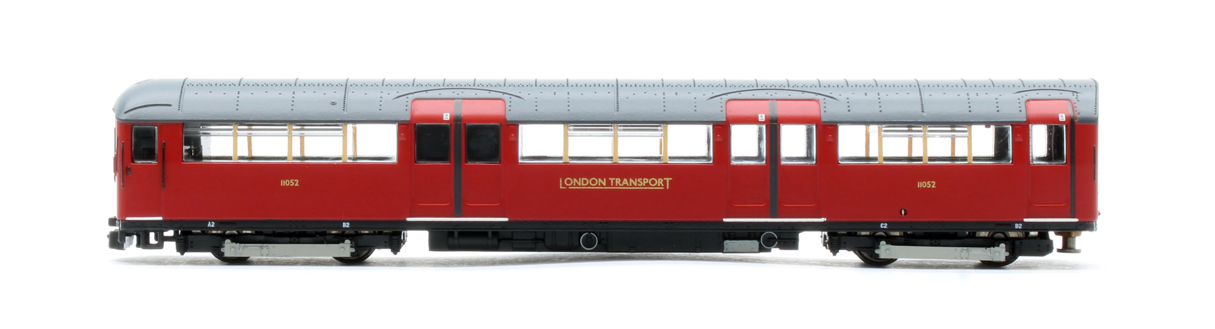RT-N-LU1938-MAR401B 1938 Tube Stock - London Transport (Gold Branding) Maroon “Rail Red” (Cream Window Bars) Set B (Bakerloo Line) 4-Car EMU - Image 12