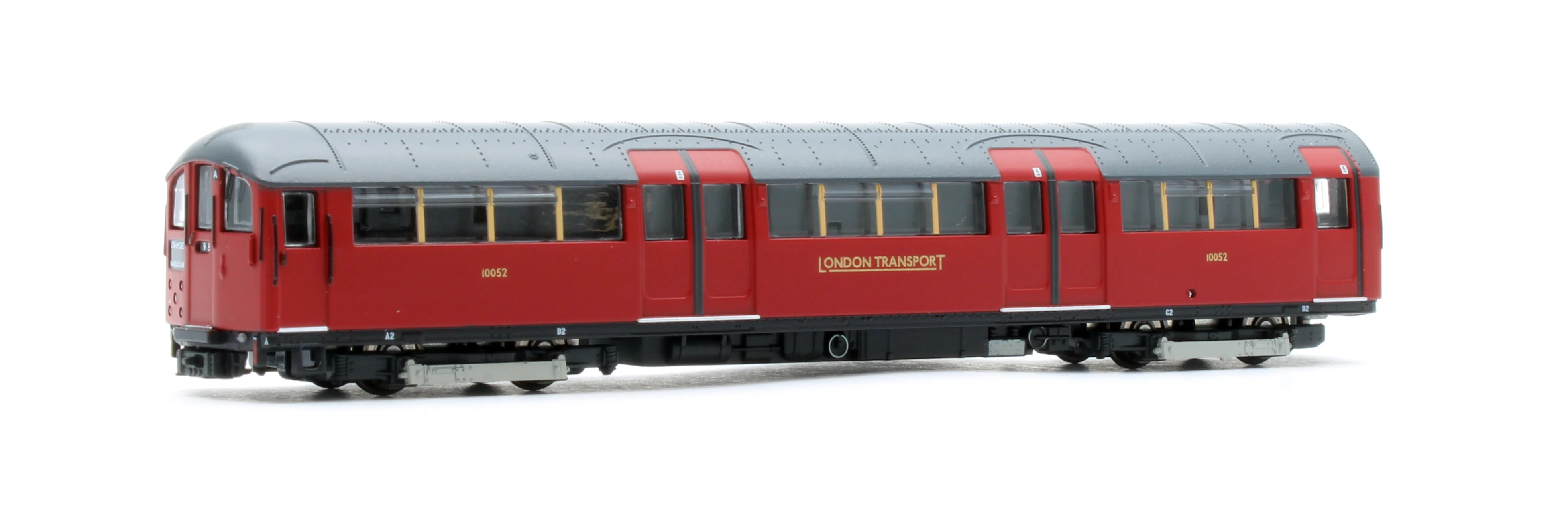 RT-N-LU1938-MAR401B 1938 Tube Stock - London Transport (Gold Branding) Maroon “Rail Red” (Cream Window Bars) Set B (Bakerloo Line) 4-Car EMU - Image 5
