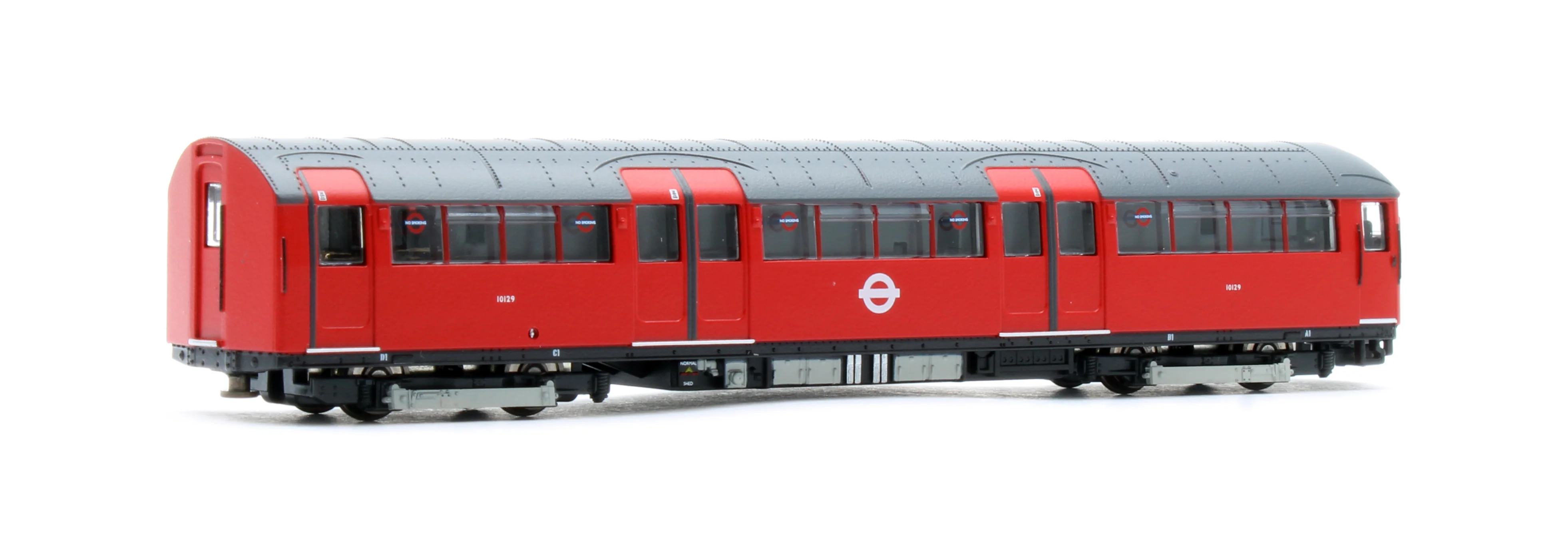 RT-N-LU1938-RED302C 1938 Tube Stock - London Underground (White Roundels) "Bus" Red Set C (Northern & Bakerloo Line) 3-Car EMU - Image 5