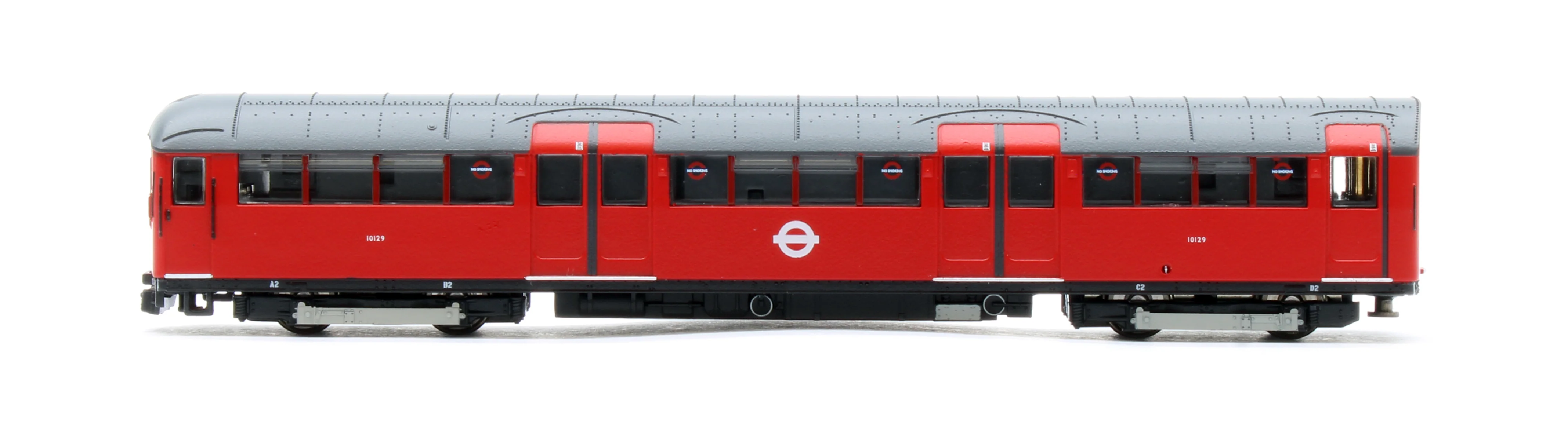 RT-N-LU1938-RED302C 1938 Tube Stock - London Underground (White Roundels) "Bus" Red Set C (Northern & Bakerloo Line) 3-Car EMU - Image 6
