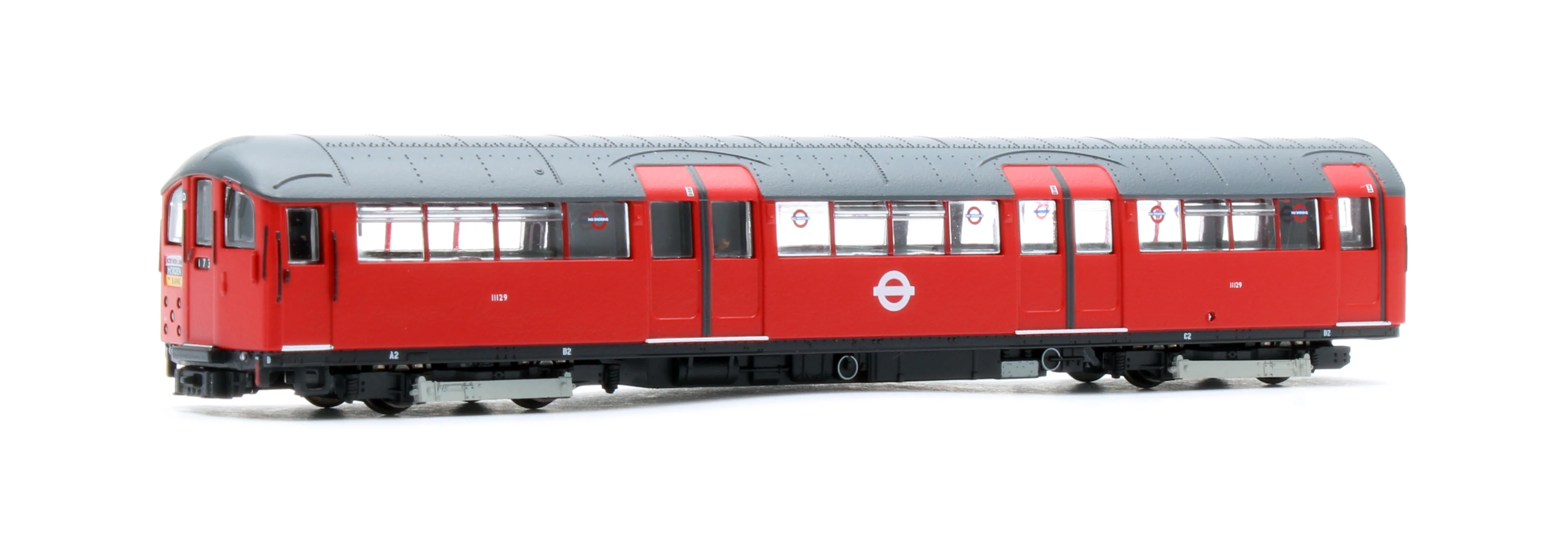 RT-N-LU1938-RED302C 1938 Tube Stock - London Underground (White Roundels) "Bus" Red Set C (Northern & Bakerloo Line) 3-Car EMU - Image 7