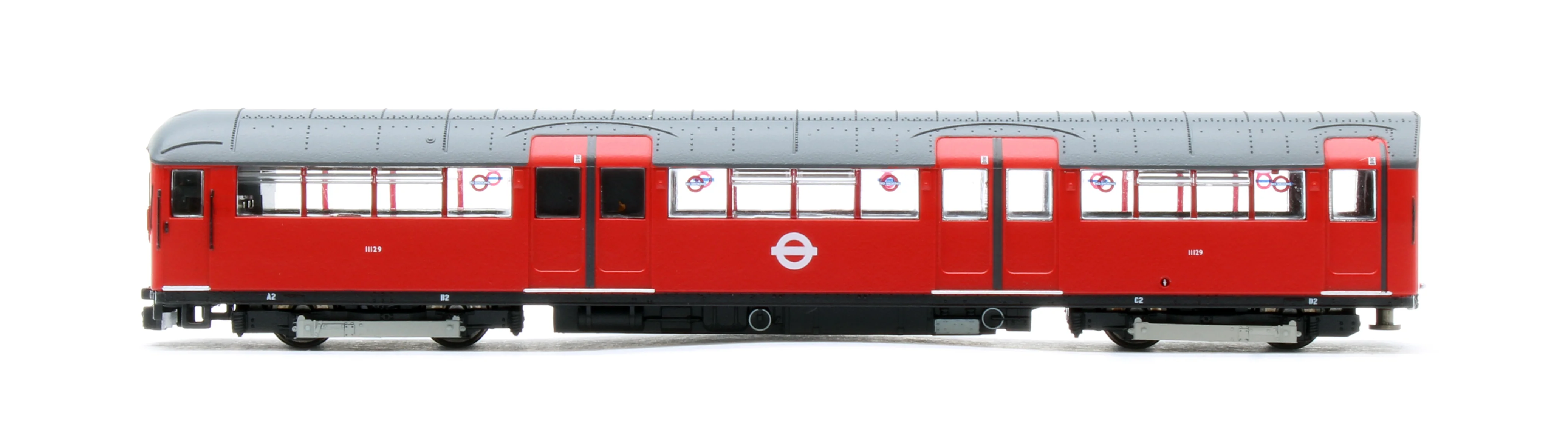 RT-N-LU1938-RED302C 1938 Tube Stock - London Underground (White Roundels) "Bus" Red Set C (Northern & Bakerloo Line) 3-Car EMU - Image 9