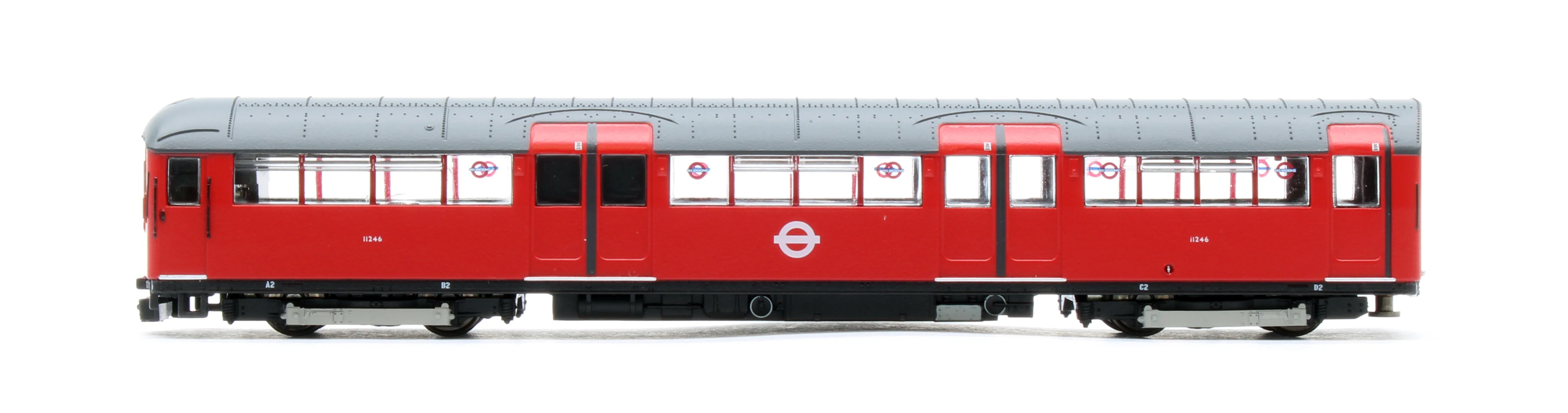 RT-N-LU1938-RED402A Tube Stock - London Underground (White Roundels) "Bus" Red Set A (Northern Line) 4-Car EMU - Image 12