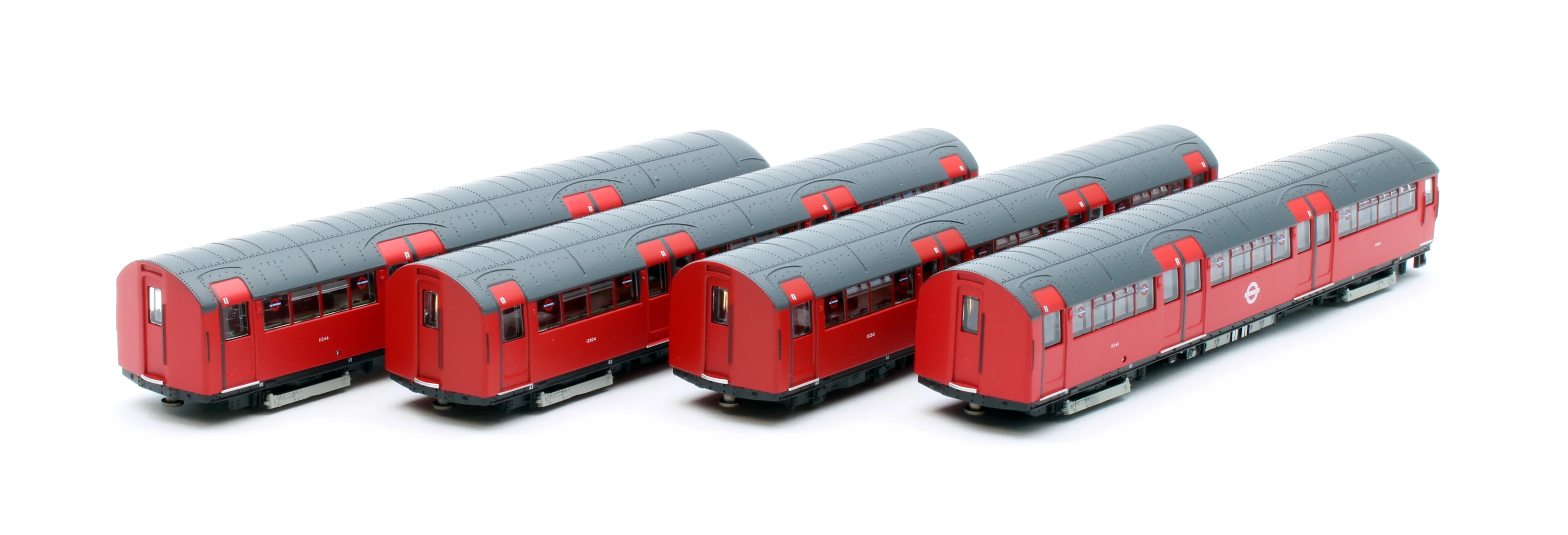 RT-N-LU1938-RED402A Tube Stock - London Underground (White Roundels) "Bus" Red Set A (Northern Line) 4-Car EMU - Image 2
