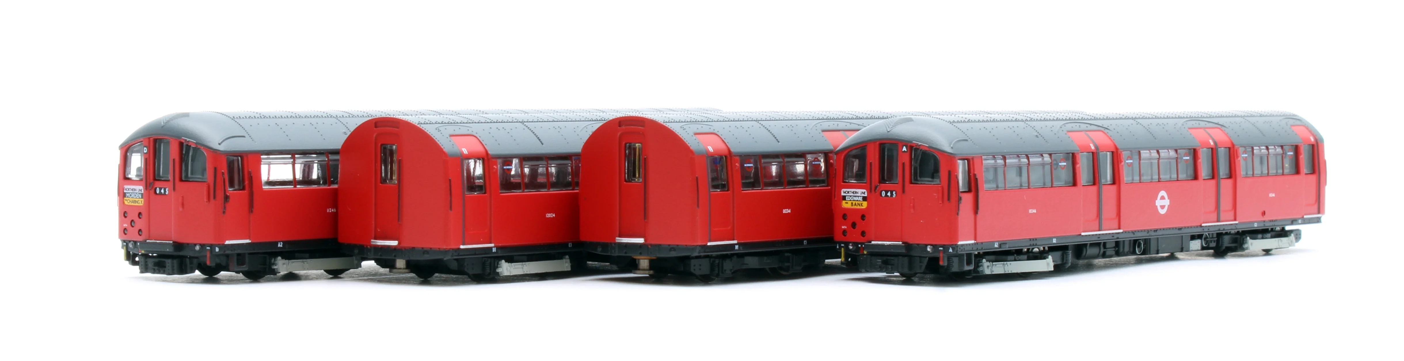 RT-N-LU1938-RED402A Tube Stock - London Underground (White Roundels) "Bus" Red Set A (Northern Line) 4-Car EMU - Image 3