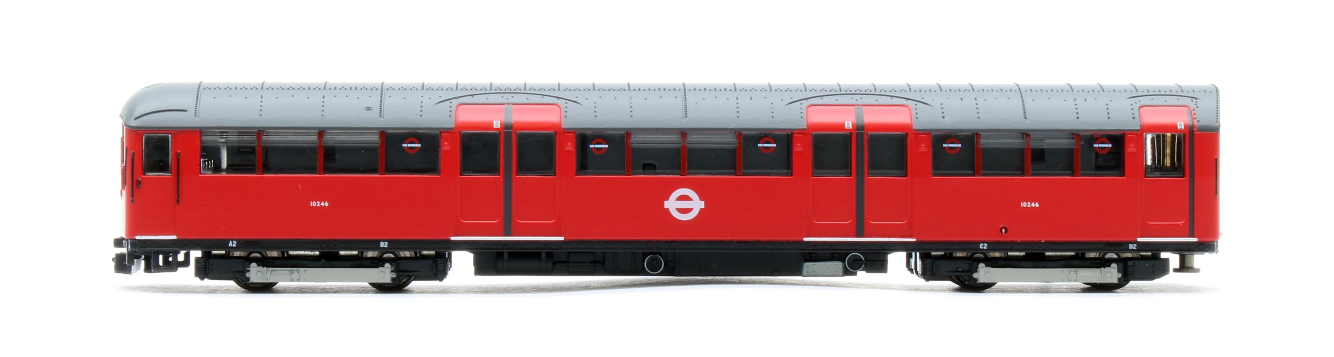 RT-N-LU1938-RED402A Tube Stock - London Underground (White Roundels) "Bus" Red Set A (Northern Line) 4-Car EMU - Image 6