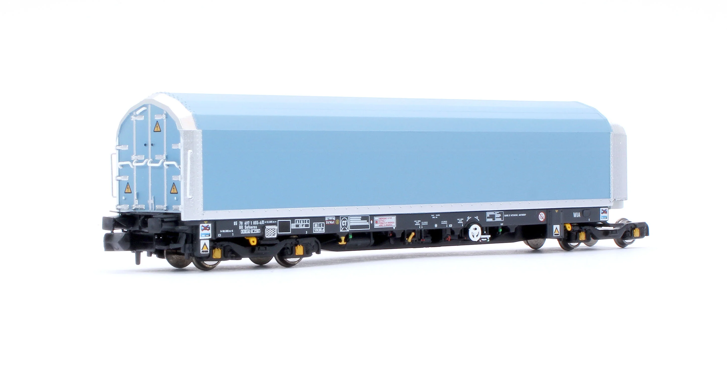 RT-N-WIA-201C N/2mm 5-car Arbel WIA car carrier with RfD squadron branding. Wagon number 85 70 4971 055-4 - Image 2