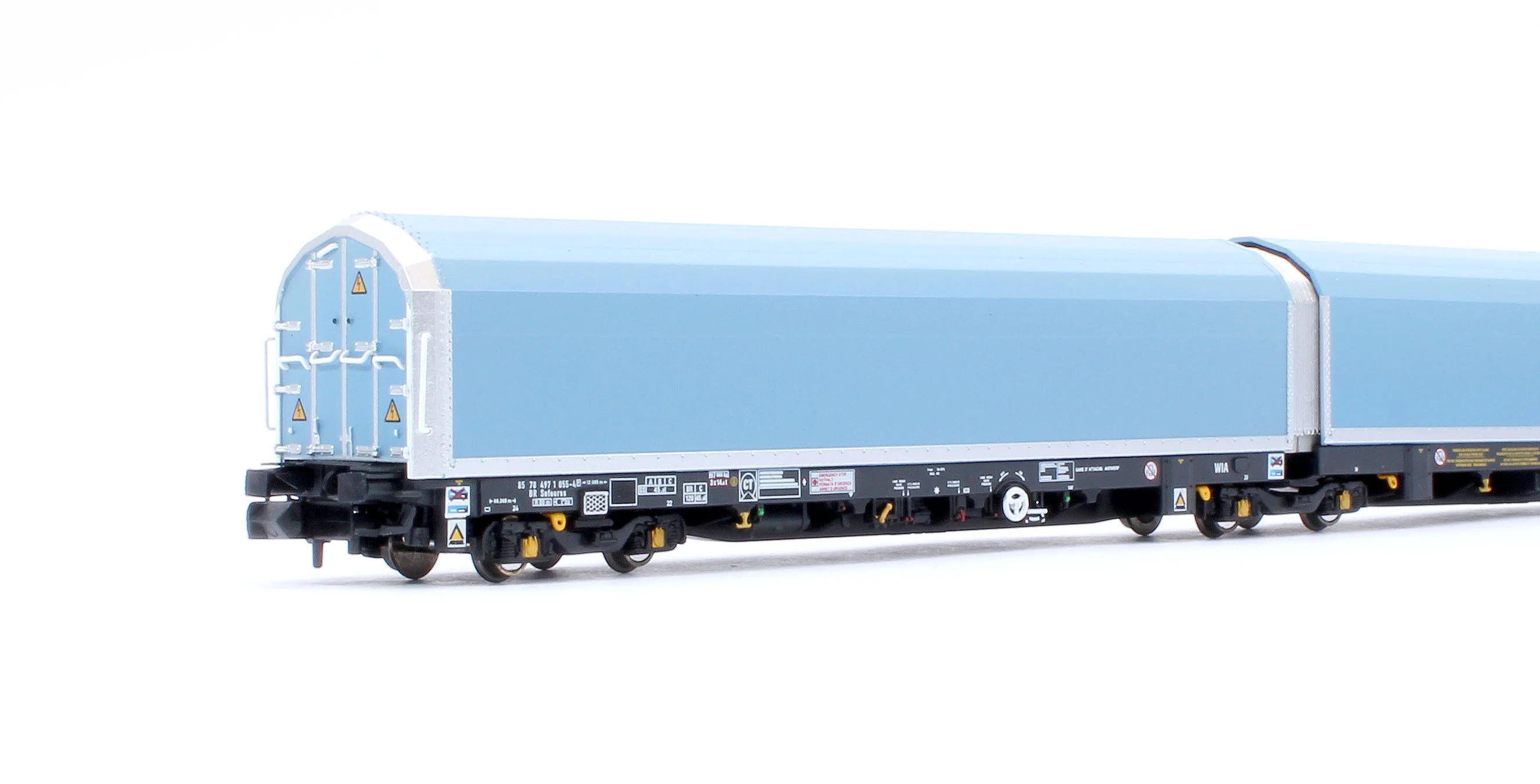 RT-N-WIA-201C N/2mm 5-car Arbel WIA car carrier with RfD squadron branding. Wagon number 85 70 4971 055-4 - Image 8