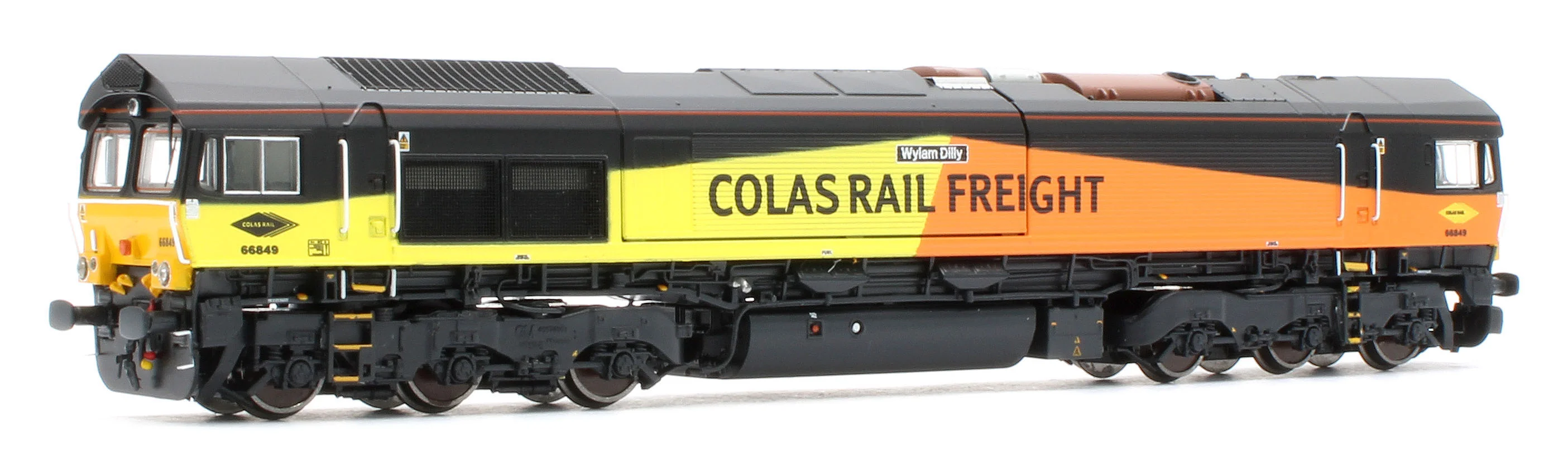 RT-N66-CO-849DCC Class 66 66849 'Wylam Dilly' Colas Diamond Logo Diesel Locomotive - DCC Sound