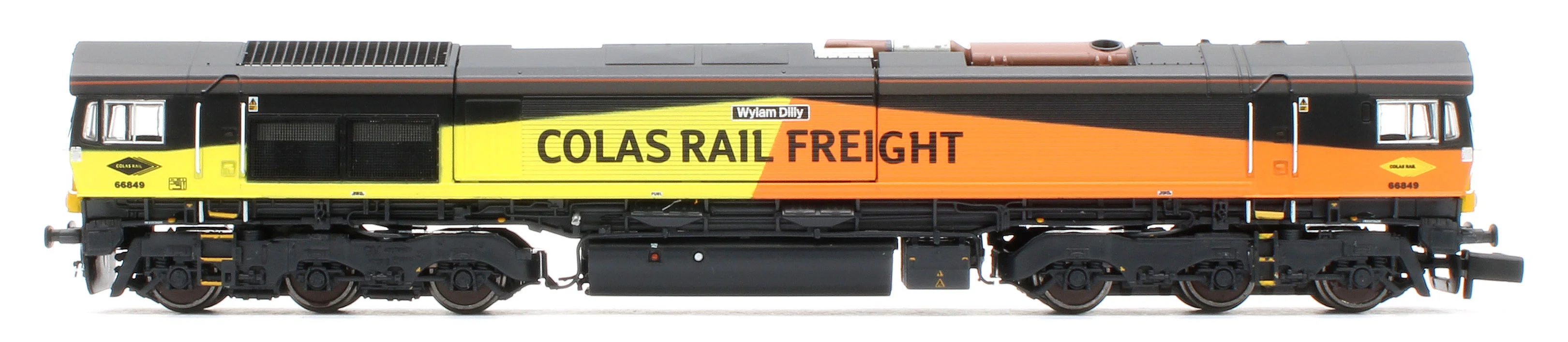 RT-N66-CO-849DCC Class 66 66849 'Wylam Dilly' Colas Diamond Logo Diesel Locomotive - DCC Sound - Image 2