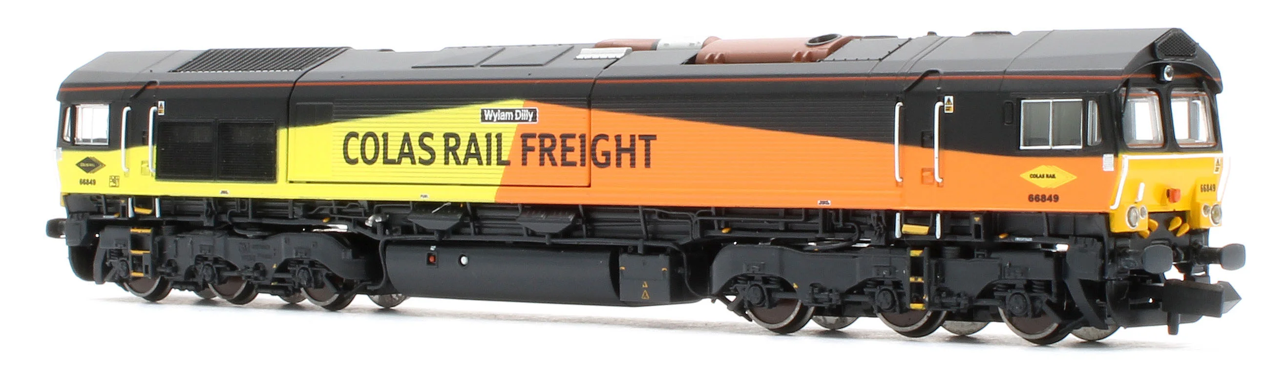 RT-N66-CO-849DCC Class 66 66849 'Wylam Dilly' Colas Diamond Logo Diesel Locomotive - DCC Sound - Image 3