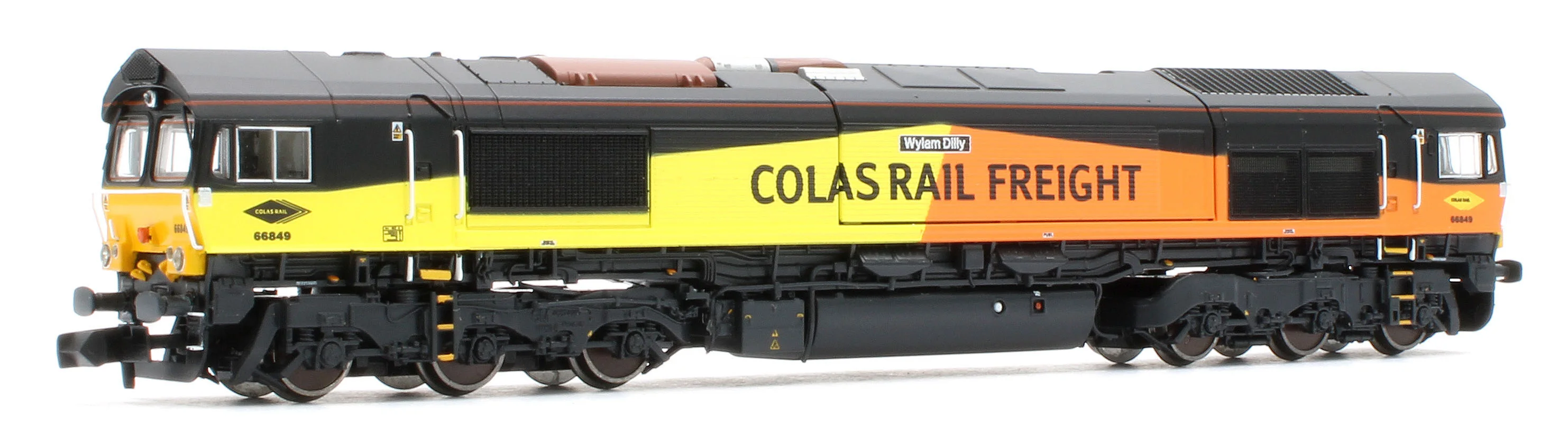 RT-N66-CO-849DCC Class 66 66849 'Wylam Dilly' Colas Diamond Logo Diesel Locomotive - DCC Sound - Image 4